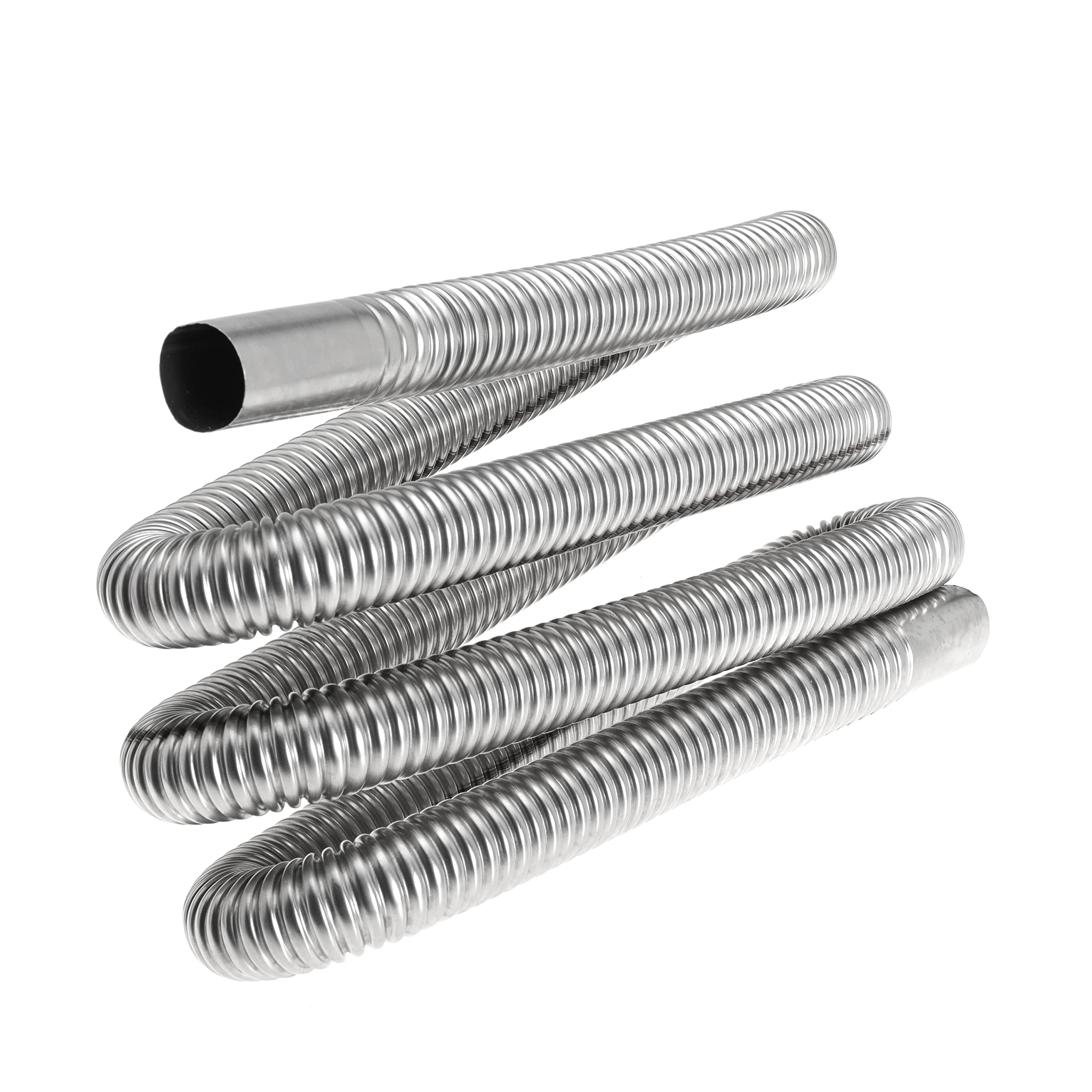 200cm 1 inch Heater Exhaust Pipe Generator Exhaust Extension Fuel Tank Gas Vent Hose with Clamps