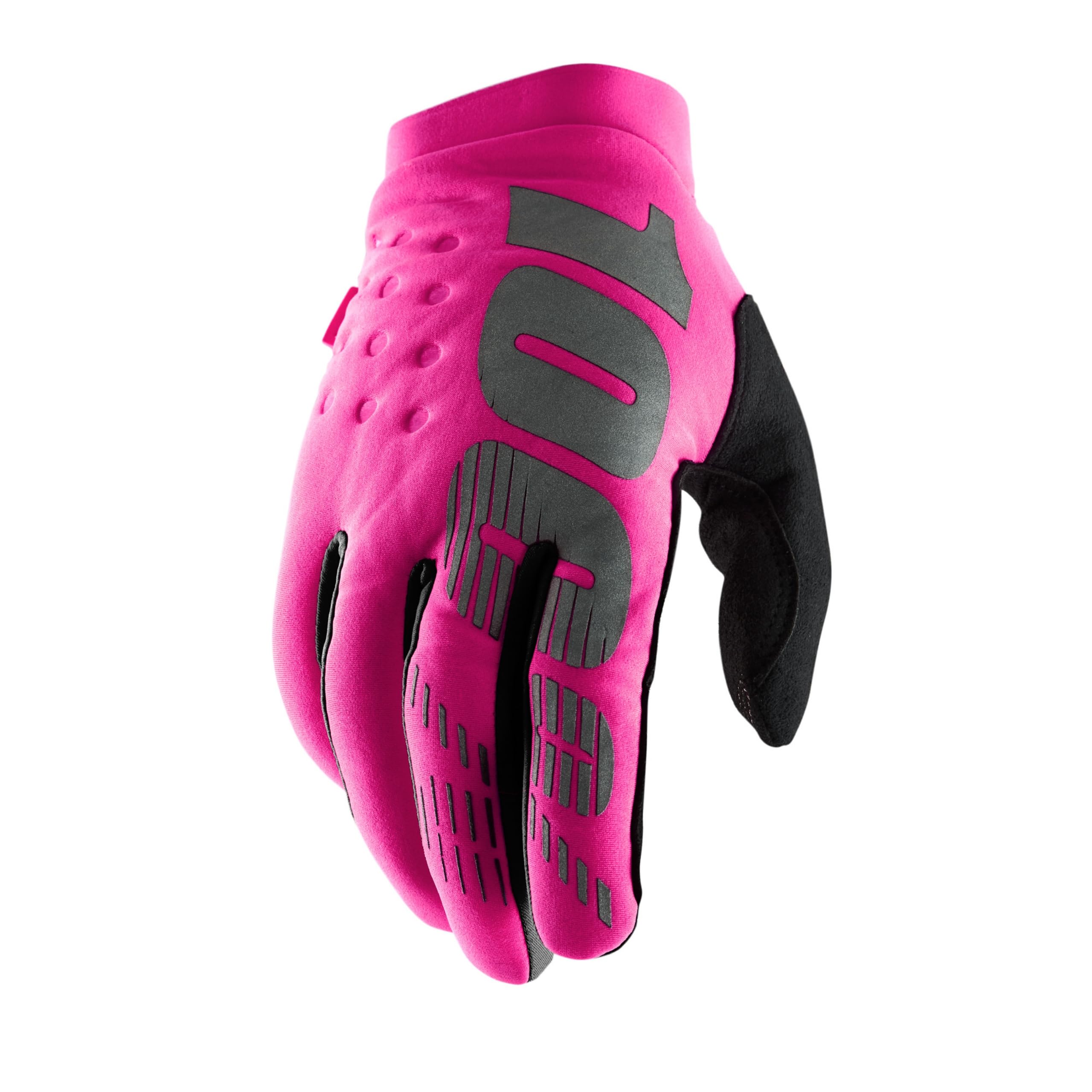 100% Brisker Gloves Neon Pink - S