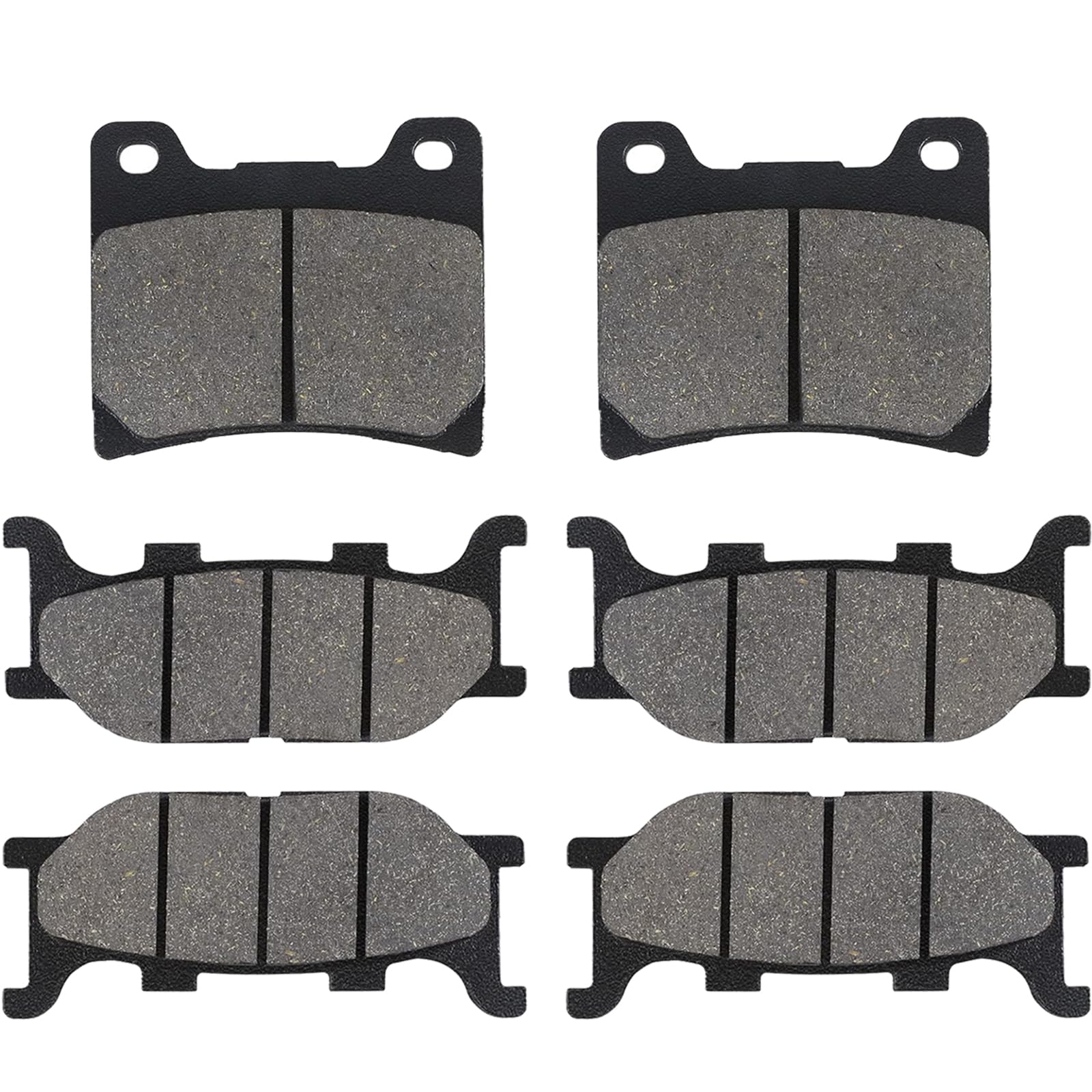 Locopow Front & Rear Brake Pads For Yamaha Vstar V Star 1100 Classic Custom Xvs1100 1999 2000 2001 2002 2003 2004 2005 2006 2007 2008 2009