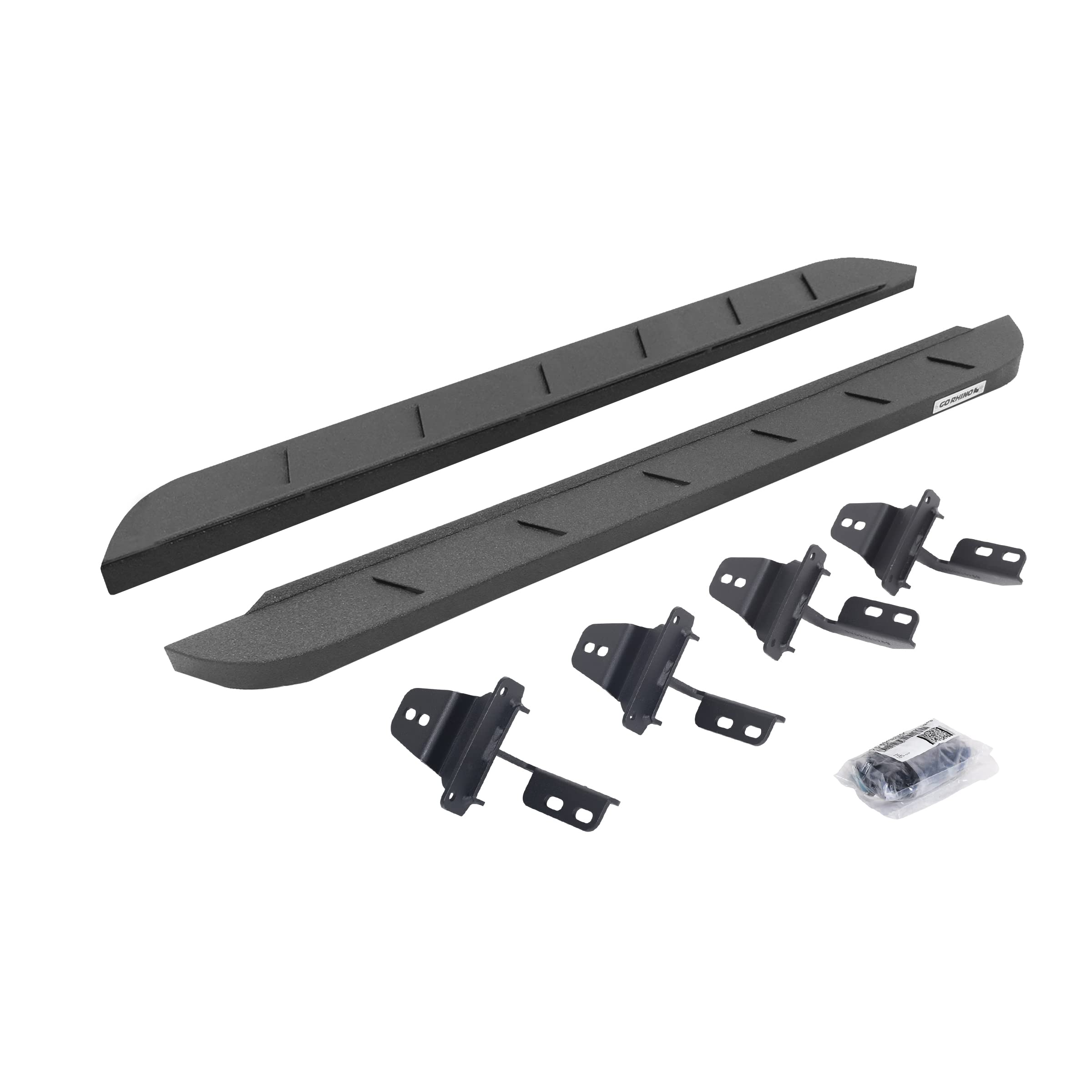 Go Rhino 63492648St Rb10 Slim Line Running Boards With Mounting Brackets Kit For Jeep 18 Wrangler Jk, Jeep 07-17 Wrangler (Sport Utility)