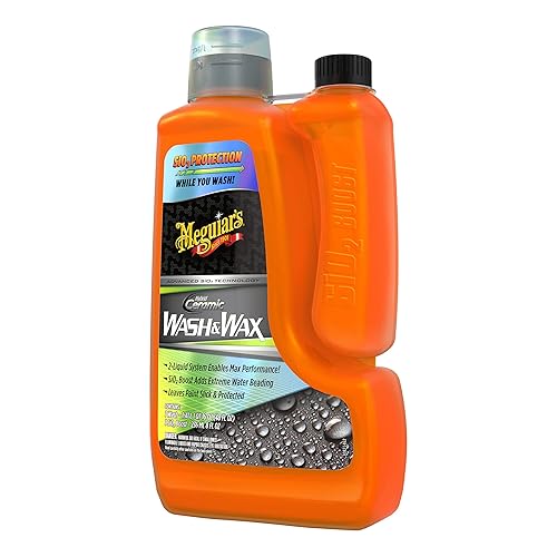 Meguiar'S Hybrid Ceramic Wash & Wax - 48 Oz Wash With 8 Oz Sio2 Boost