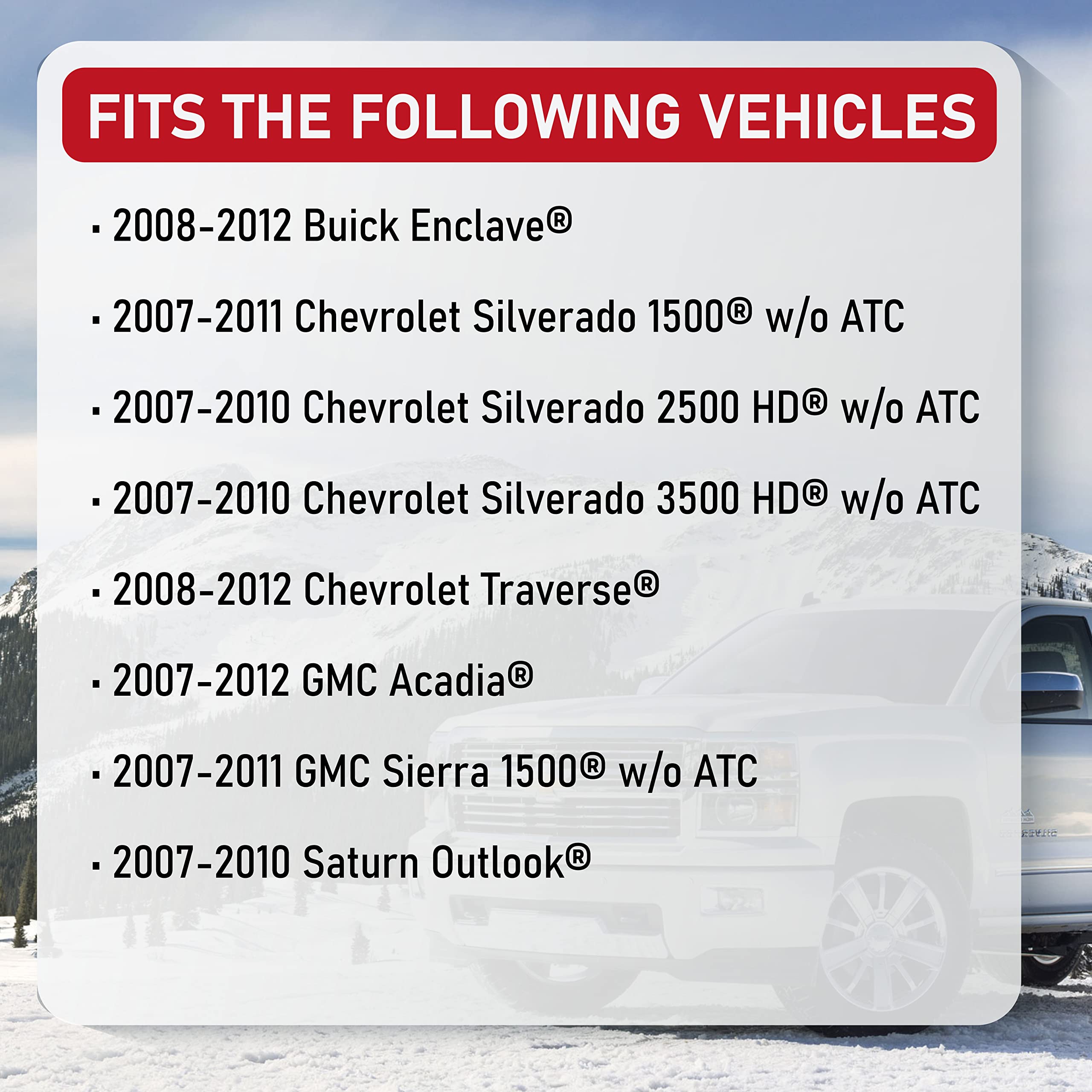 Ac Heater Blower Motor With Fan - Compatible With Buick, Chevy, Gmc & Saturn Vehicles - Enclave, Silverado, Silverado 3500 Hd, T