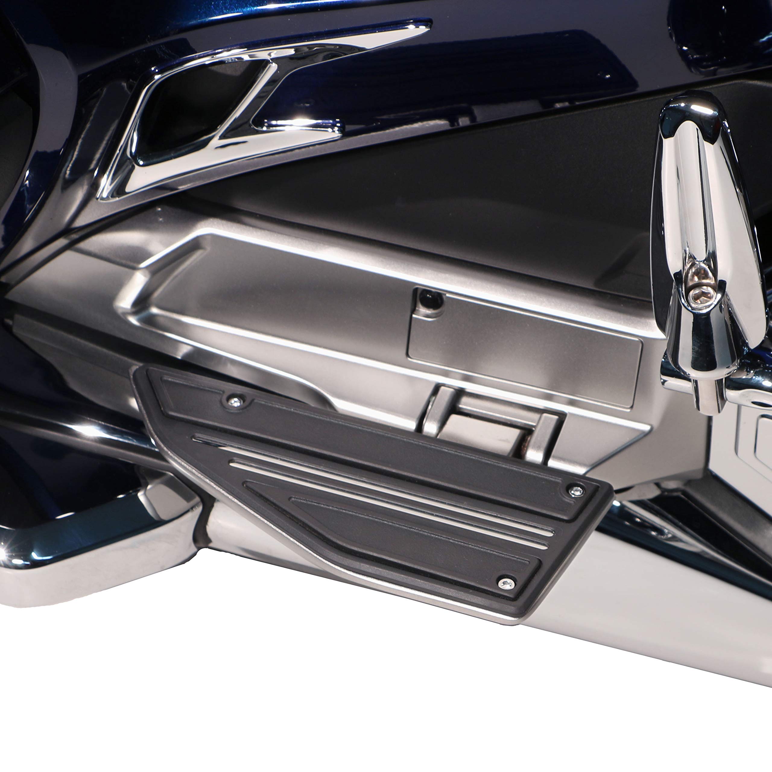 Goldstrike Twin Rail Passenger Floorboard Inserts For Gold Wing