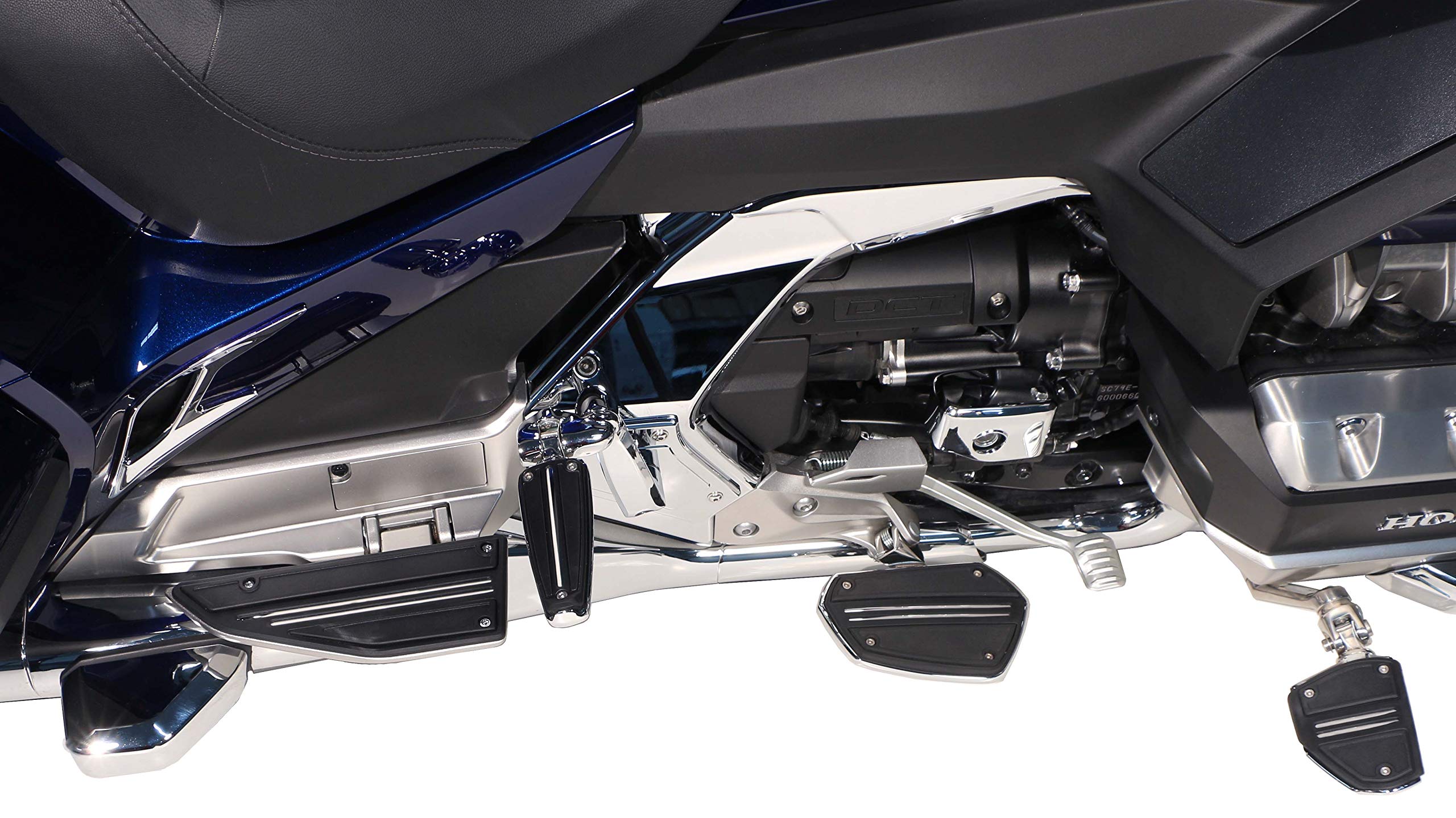 Goldstrike Twin Rail Passenger Floorboard Inserts For Gold Wing