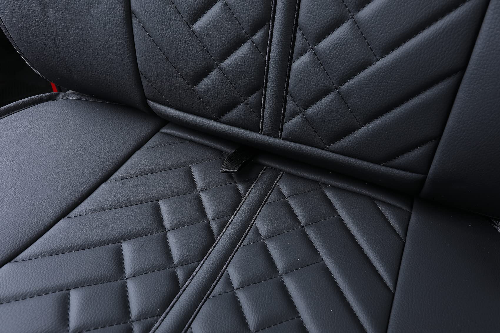 Tomatoman Toyota Tacoma Rear Seat Covers 2005-2022 Access Double Extended Cab Truck Back Cushions(Rear Seat/Black)