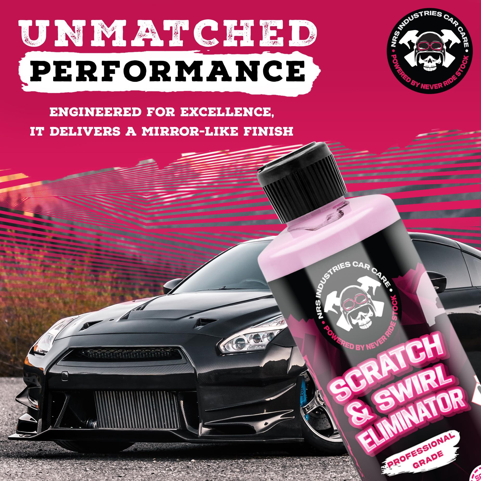Scratch & Swirl Remover for Cars - Professional Car Scratch Repair & Car Scratch Remover - Safe for All Finishes - Easy Use - No
