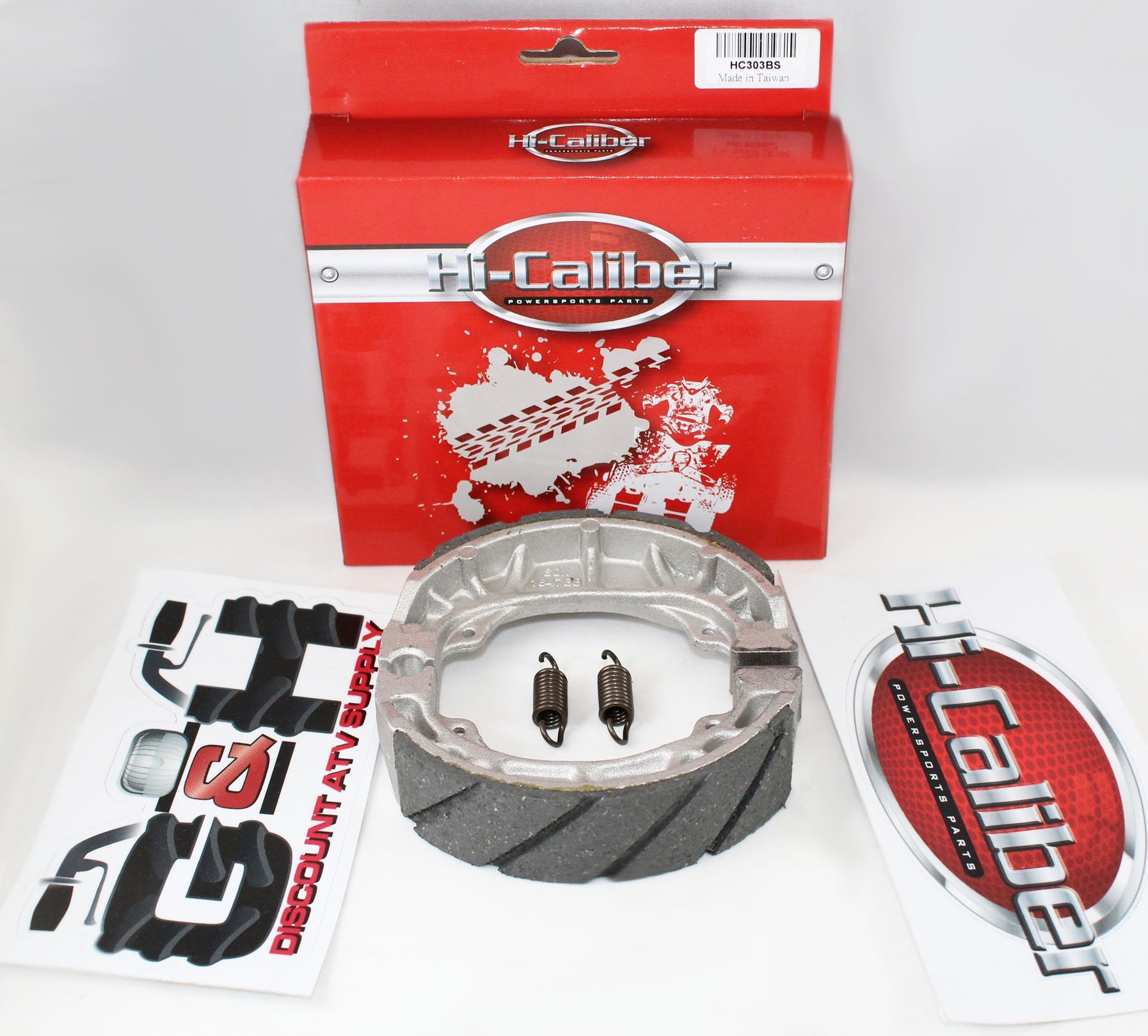 Quality Grooved Front Brake Shoes +Springs For The Honda Atc 200E 200Es Big Red Three-Wheel Atvs
