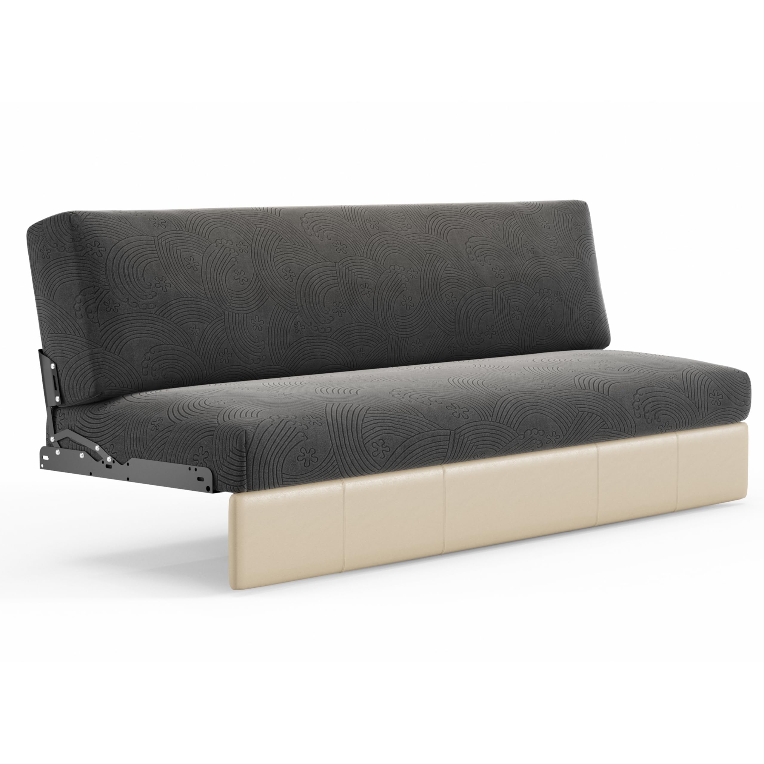 Hudson Comfort RV Couch Covers for Sofa Bed  2Piece Backrest and Seat Covers Ideal for Jackknife  Camper Slip Covers for RV F