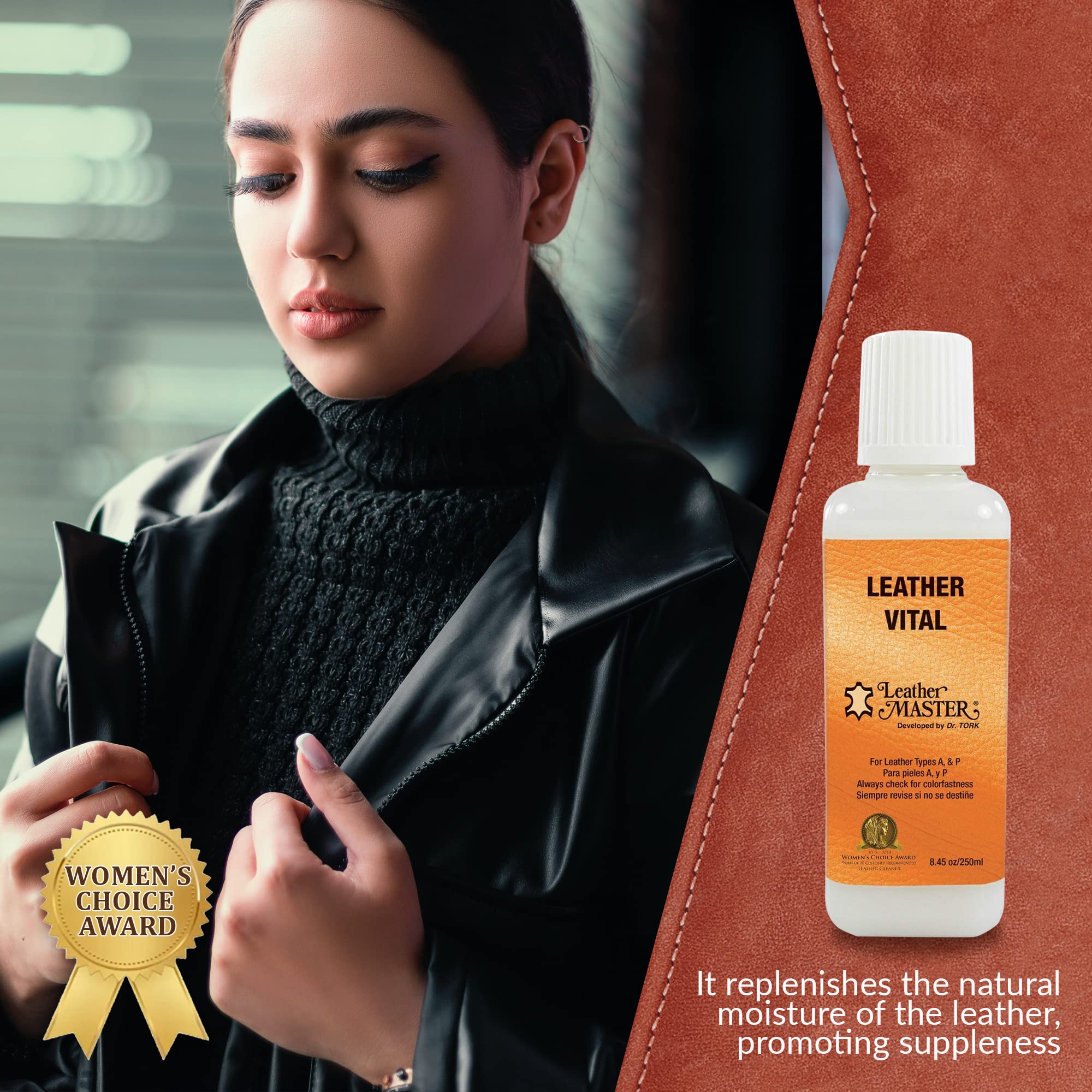 Leather Master Leather Vital Softener & Revitalizer 250ml - Condition, Protect & Polish Car Interior & Detailing Accessories