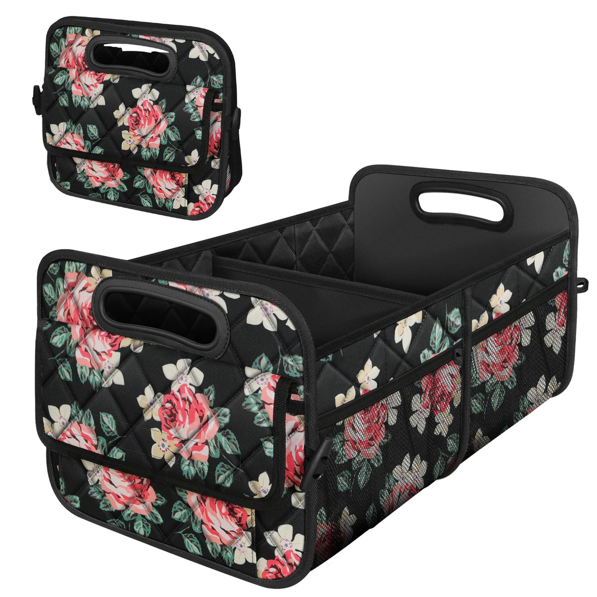 Deosk Car Trunk Organzier For Suv, Car Organziers And Storage With 6 Big Pocket, 50L Waterproof Polyester Car Accessories For Wo