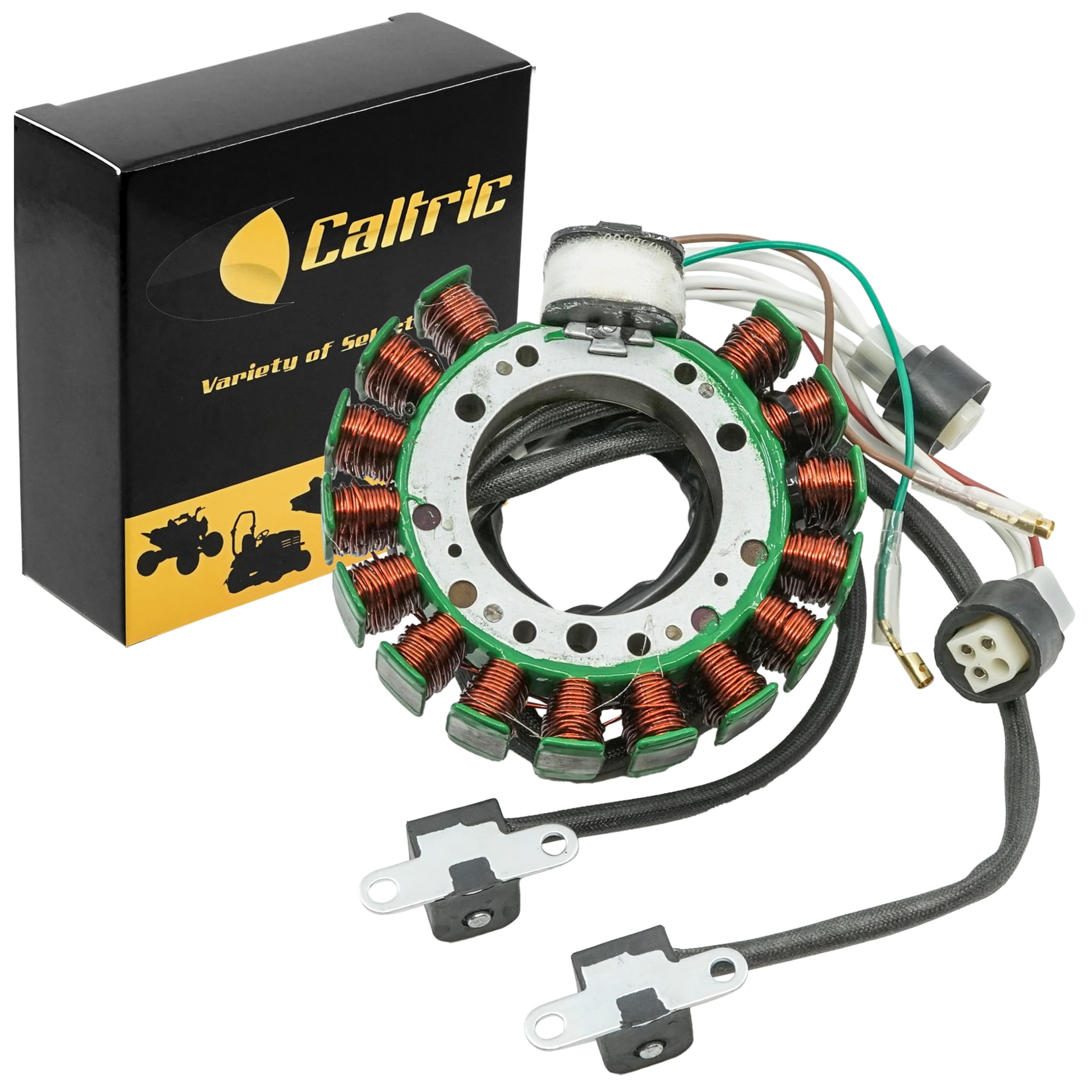 Caltric Stator Compatible With Yamaha Moto-4 350 Yfm350 Yfm-350 Yfm 350 Moto4 1987 1988 1989 Atv Magneto Generator New