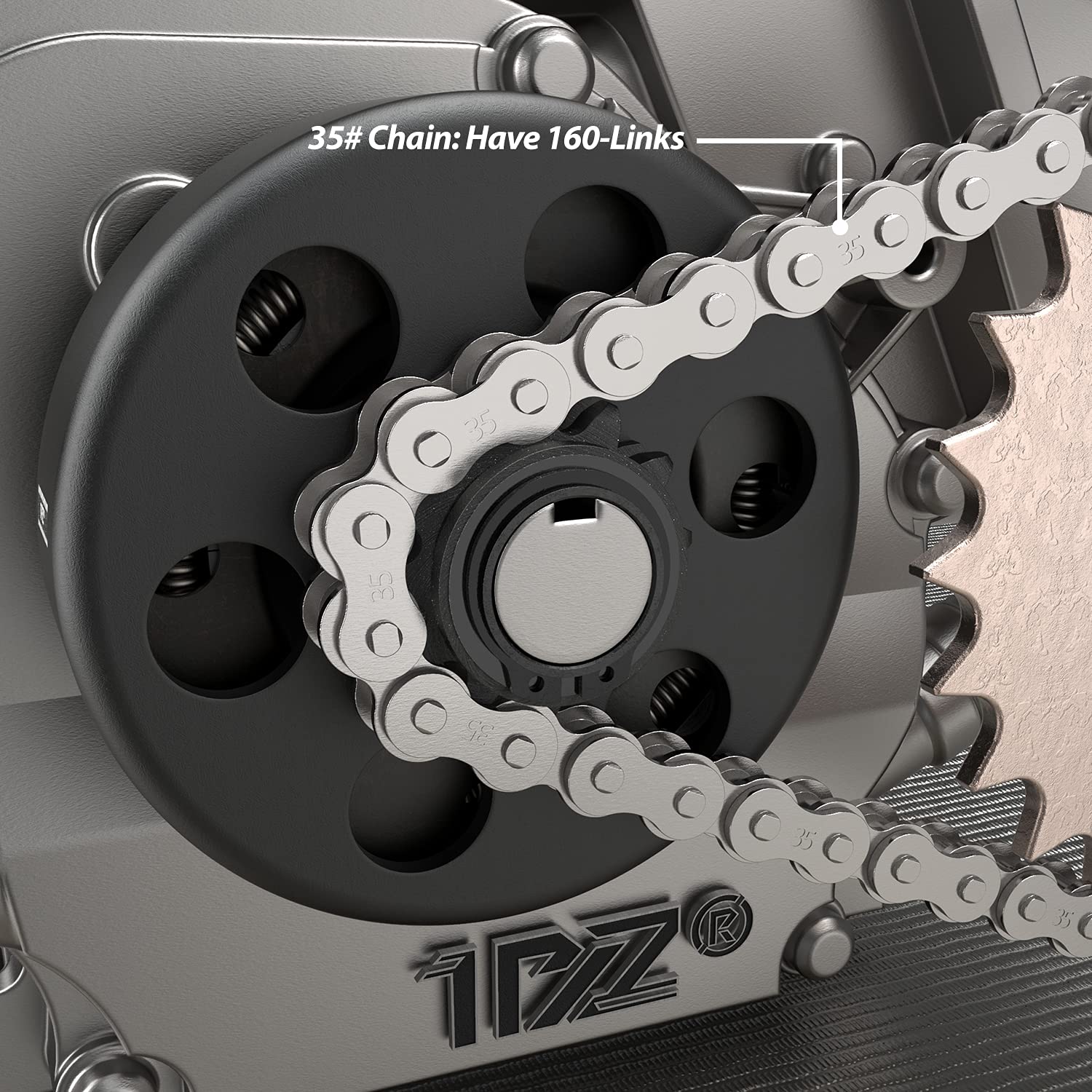 1Pz Ap2-12T Centrifugal Clutch 3/4' Bore #35 Chain 12 Tooth For Go Karts Mini Bike Replacement Parts 12T With # 35 Chain