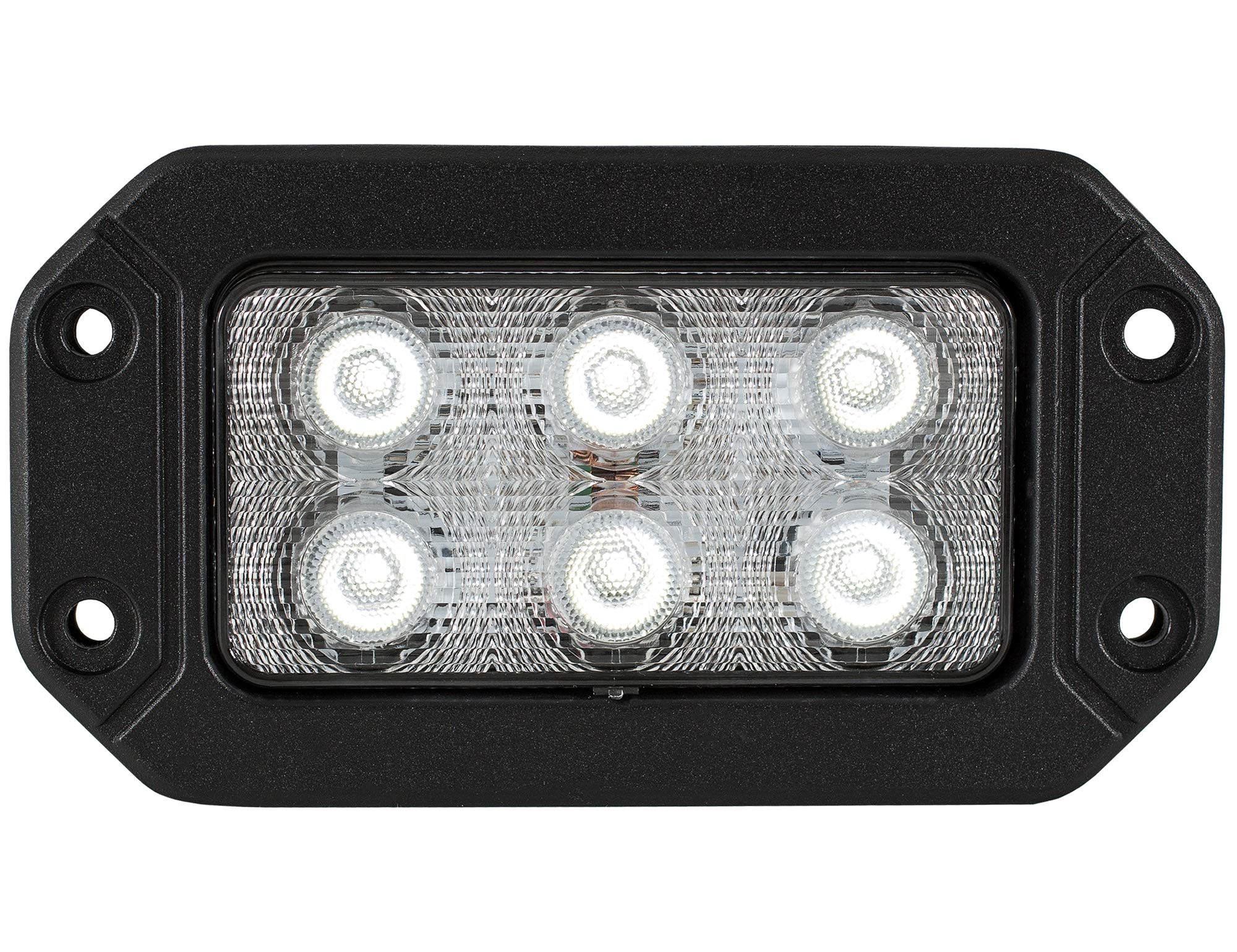 Buyers Products 6.5 Inch By 3.5 Inch Rectangular Led Clear Flood Light, Small