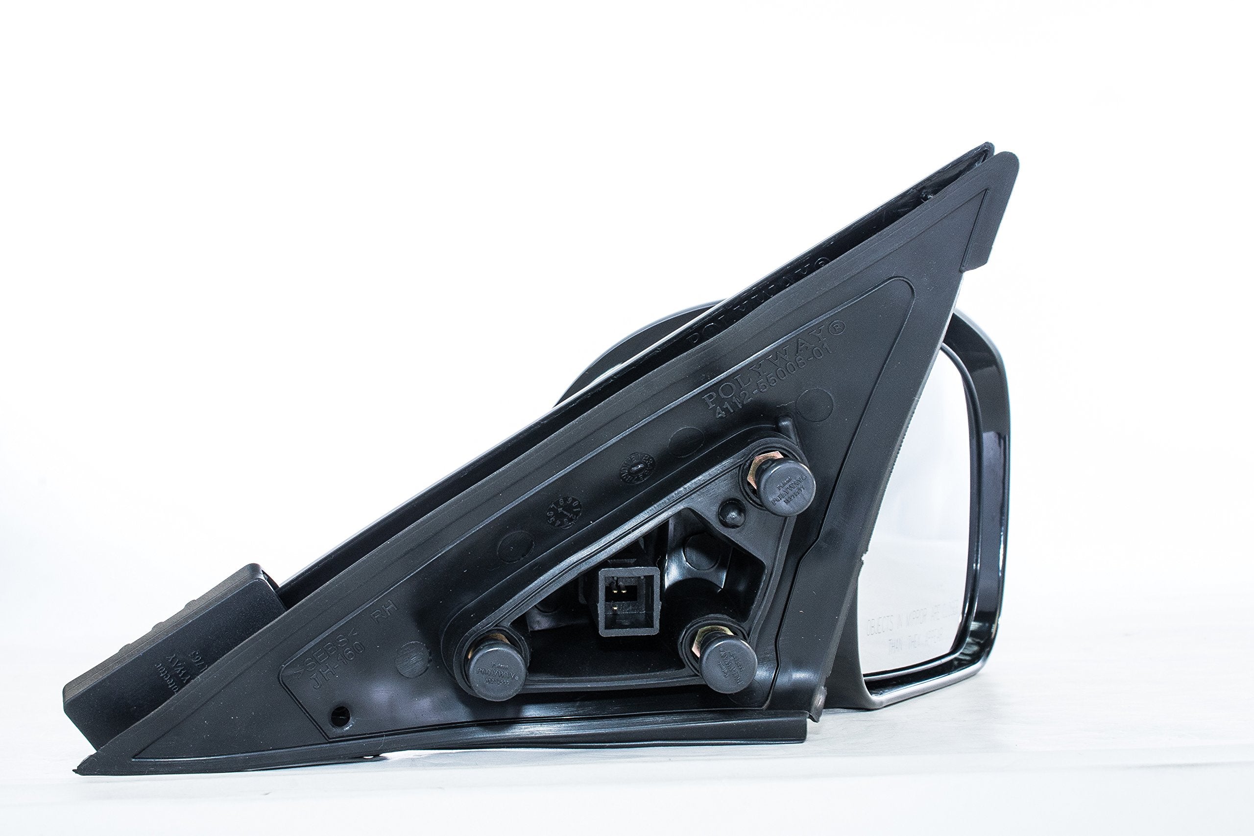 Dependable Direct Dependable Direct Right Passenger Side Unpainted Power Operated Non-Heated Non-Folding Door Mirror for USA Bui