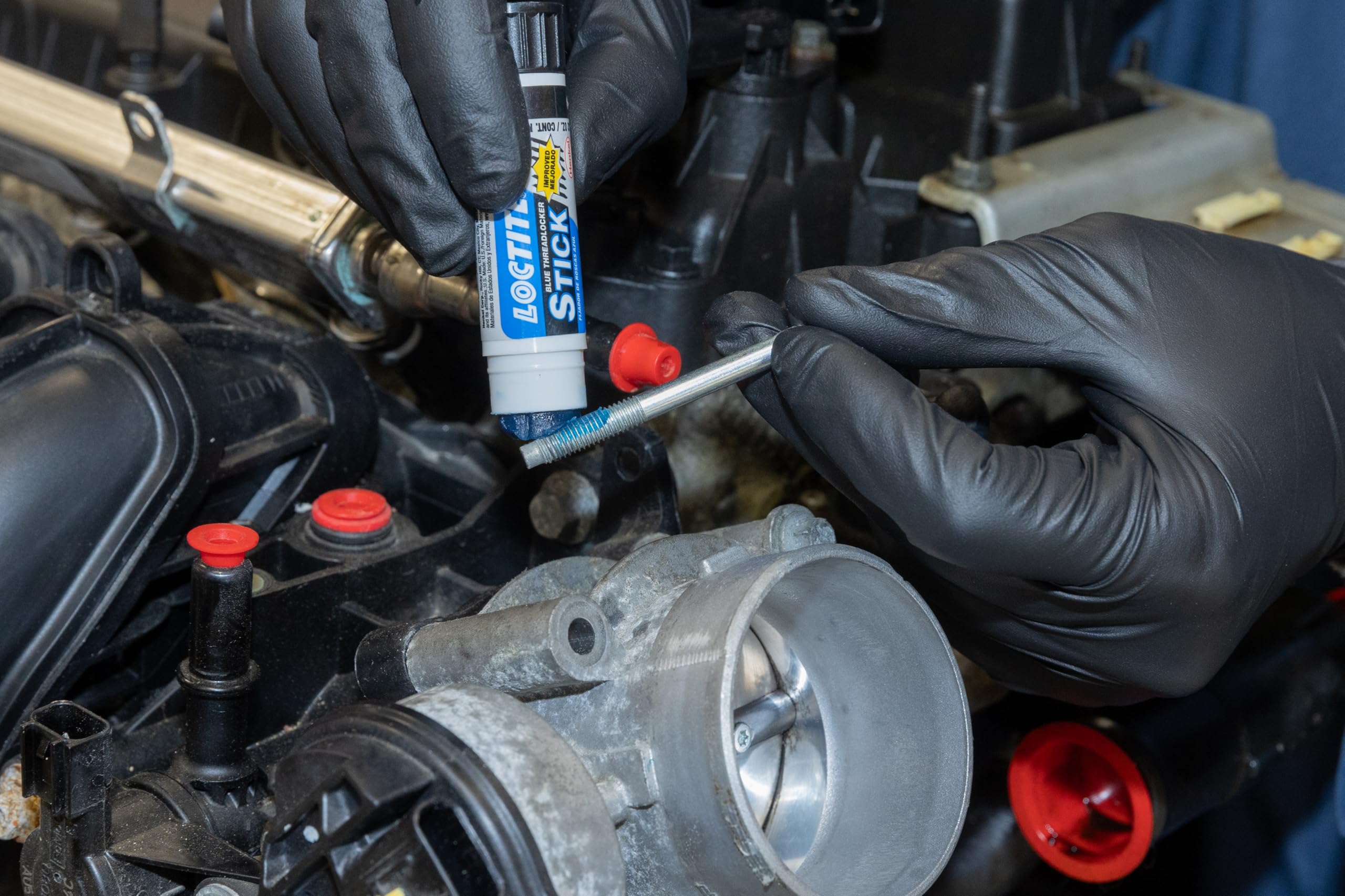 Loctite 248 Automotive Threadlocker Wax Glue Stick Blue - Medium Strength Thread Lock, All Purpose, No Drip, Works On All Metals