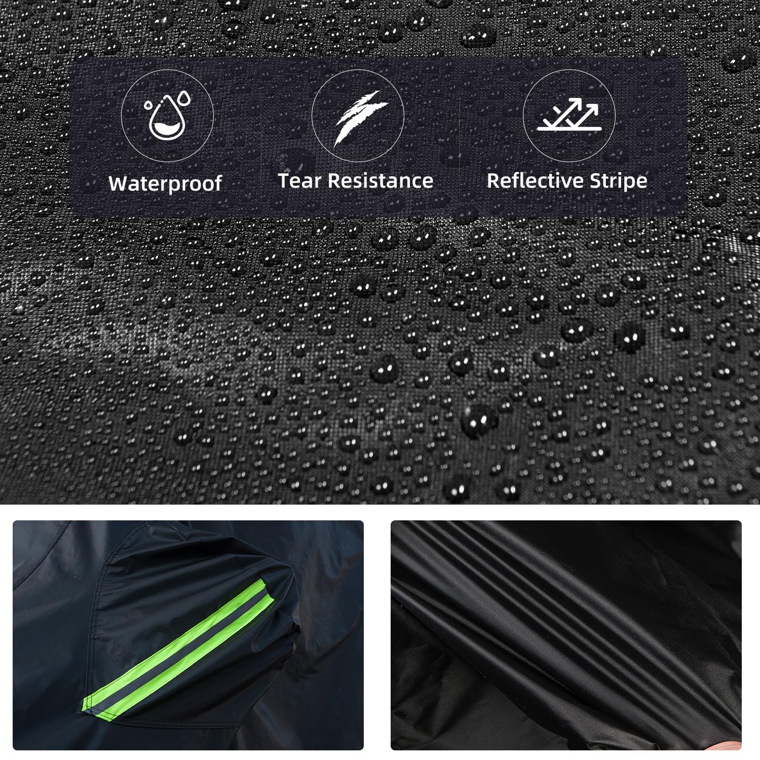 Morhept Car Cover Custom Fit For Camaro, Waterproof All Weather Full Exterior Cover Rain Snow Uv Protection Cover With Door Zipp