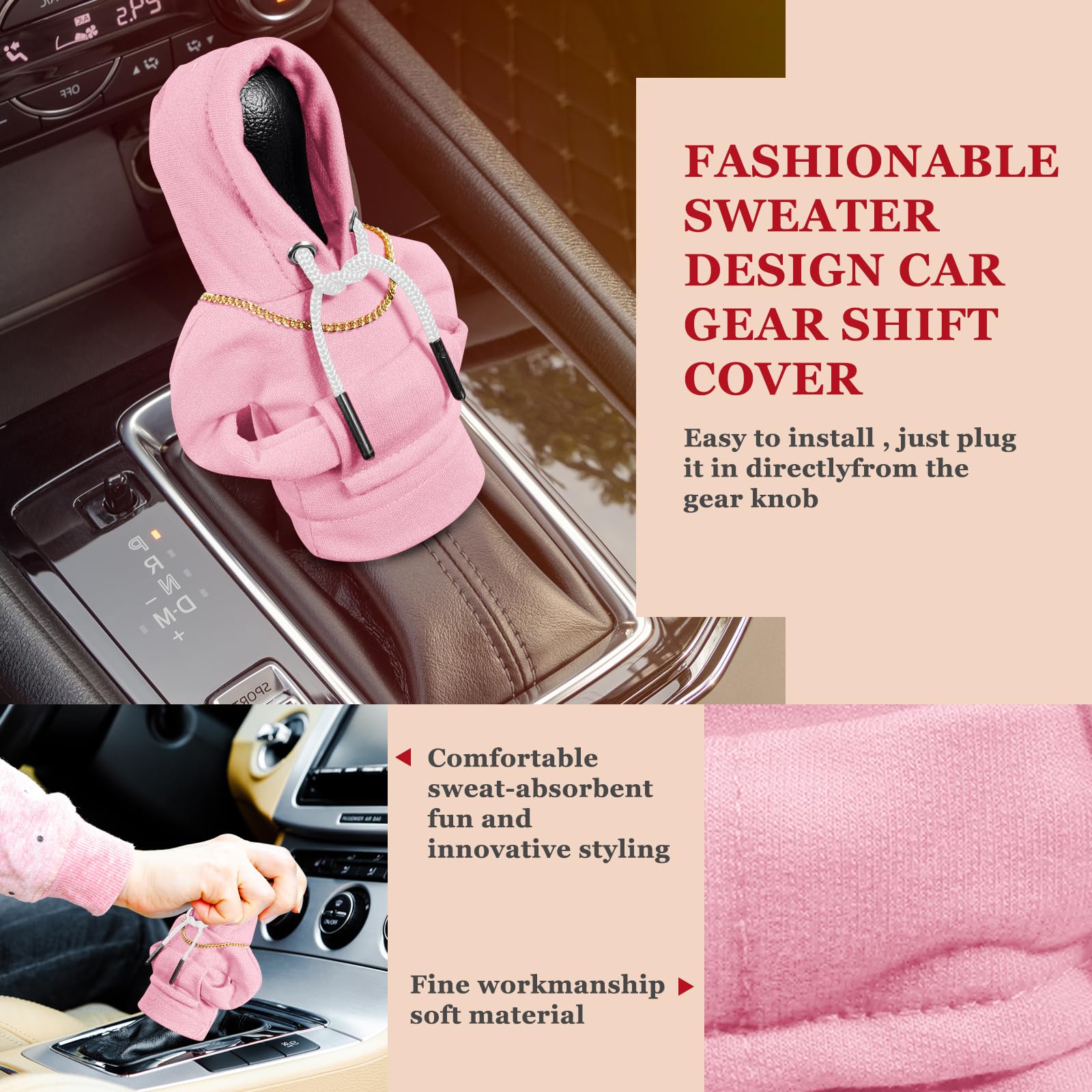 Car Shift Knob Hoodie, Funny Gear Shift Knob Shirt Sweater, Winter Warm Shift Knob Cover Sweater Shirt, Automotive Interior Nove
