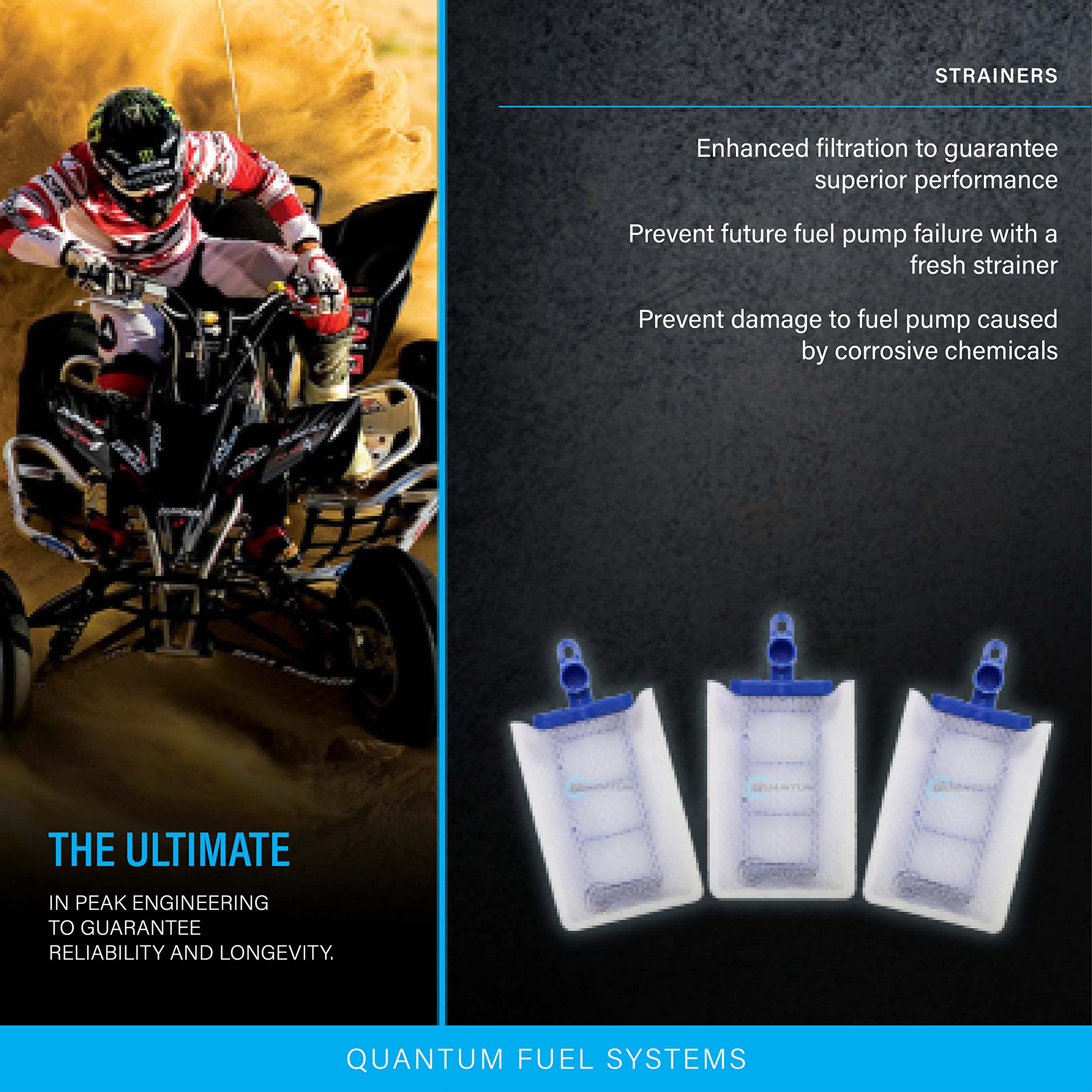 QFS Strainer Replacement for (2011-2022) Polaris Sportsman 570, Sportsman 570/450, Sportsman 850, Sportsman Ace, Sportsman Ace 325, 2204403, 2204502, 2521069, 2521116, 2521204