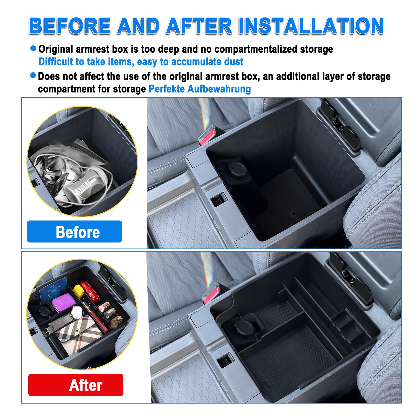 Shaohao For 2024 2025 Frontier Center Console Organizer Tray 2022 2023 2024 2025 Frontier S/Sv/Pro-X/Pro-4X/Sl Center Console Tr