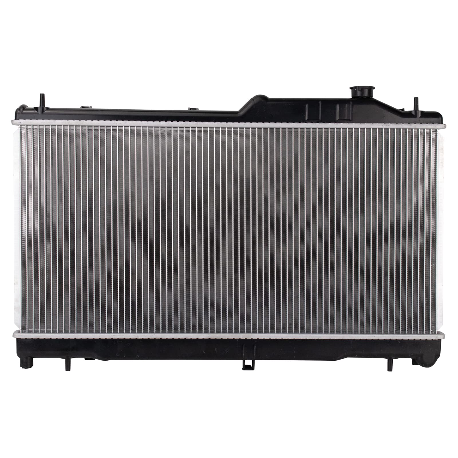 Trq Radiator Assembly Aluminum Core Compatible With 16-17 Subaru Crosstrek 09-13 Forester 08-16 Impreza 05-09 Legacy Outback 13-