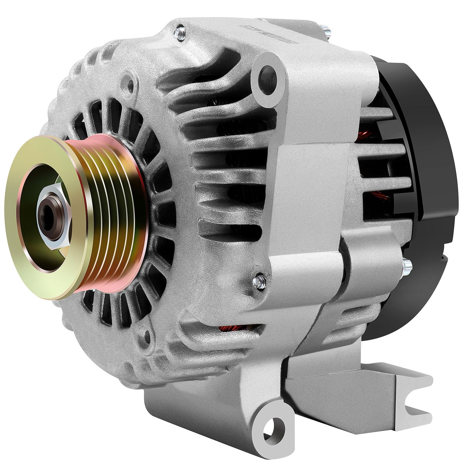 SCITOO Alternator Fits for Buick Regal, for Chevy for Impala, for Monte Carlo V6 3.8L 2002-2004 - 12V 105Amp CW 6-Groove Pulley,