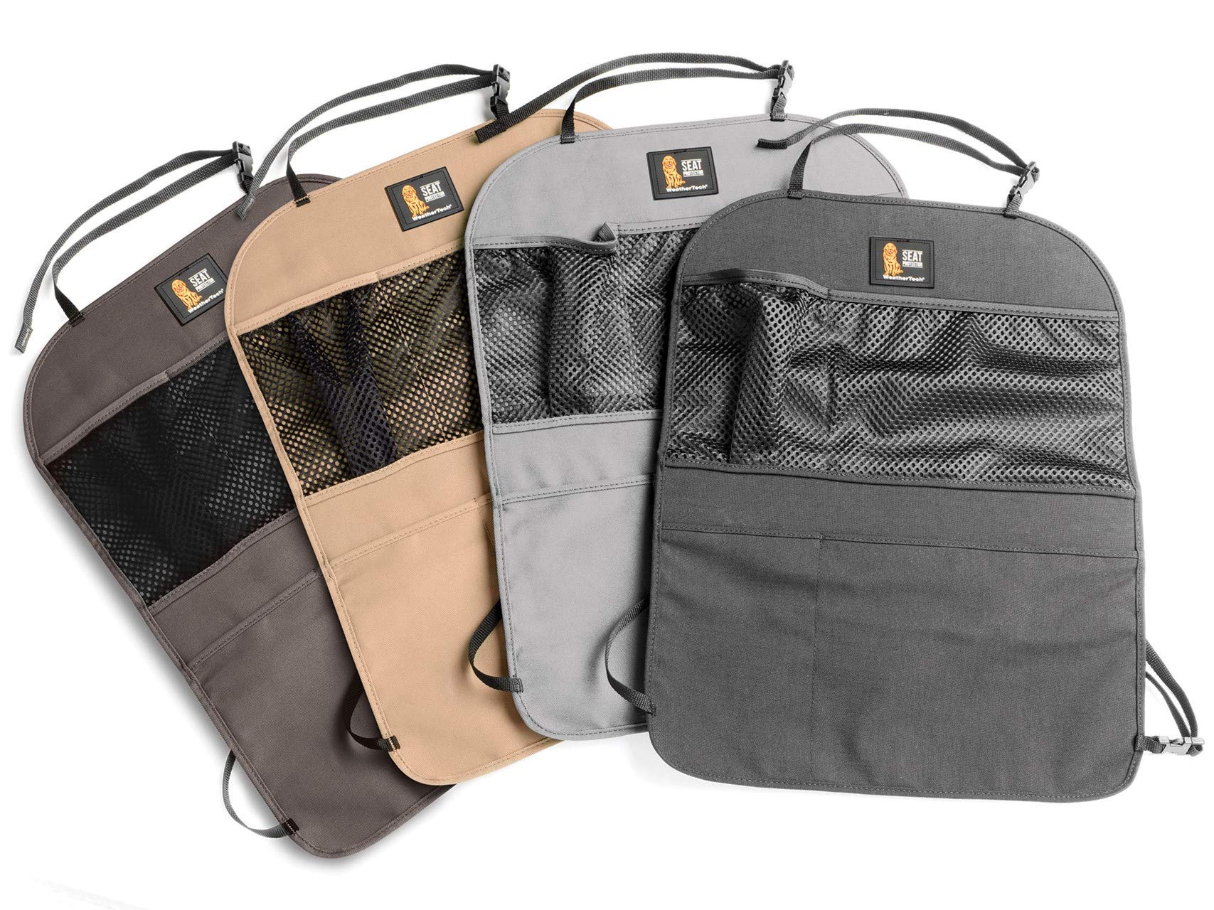 WeatherTech Seat Back Protector - Kick Mat and Organizer for the Back of your Seat - Grey