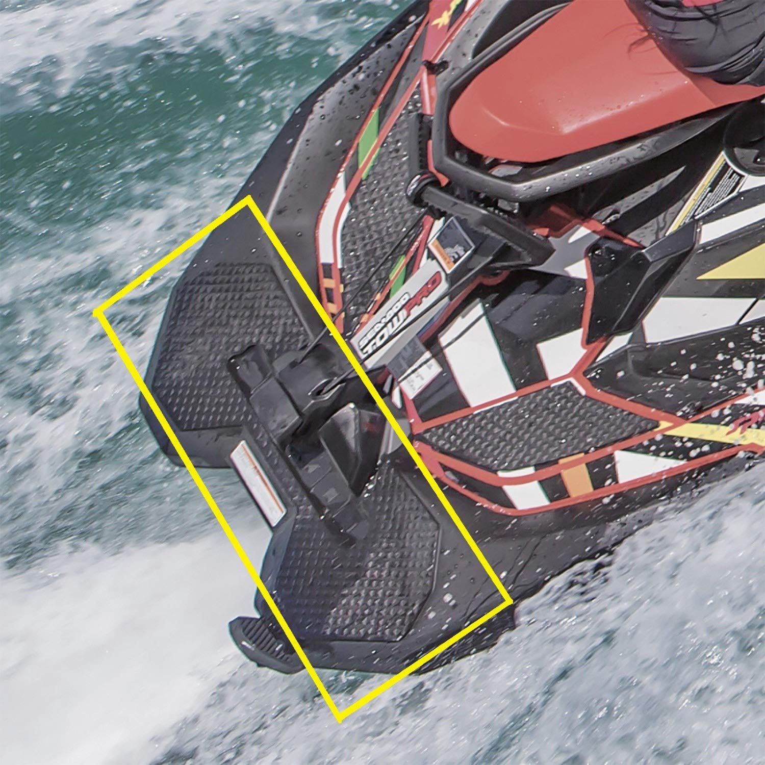 Sea-Doo New Oem Spark Rear Deck Grip Floor Mat Gripper Foam Turf 295100571