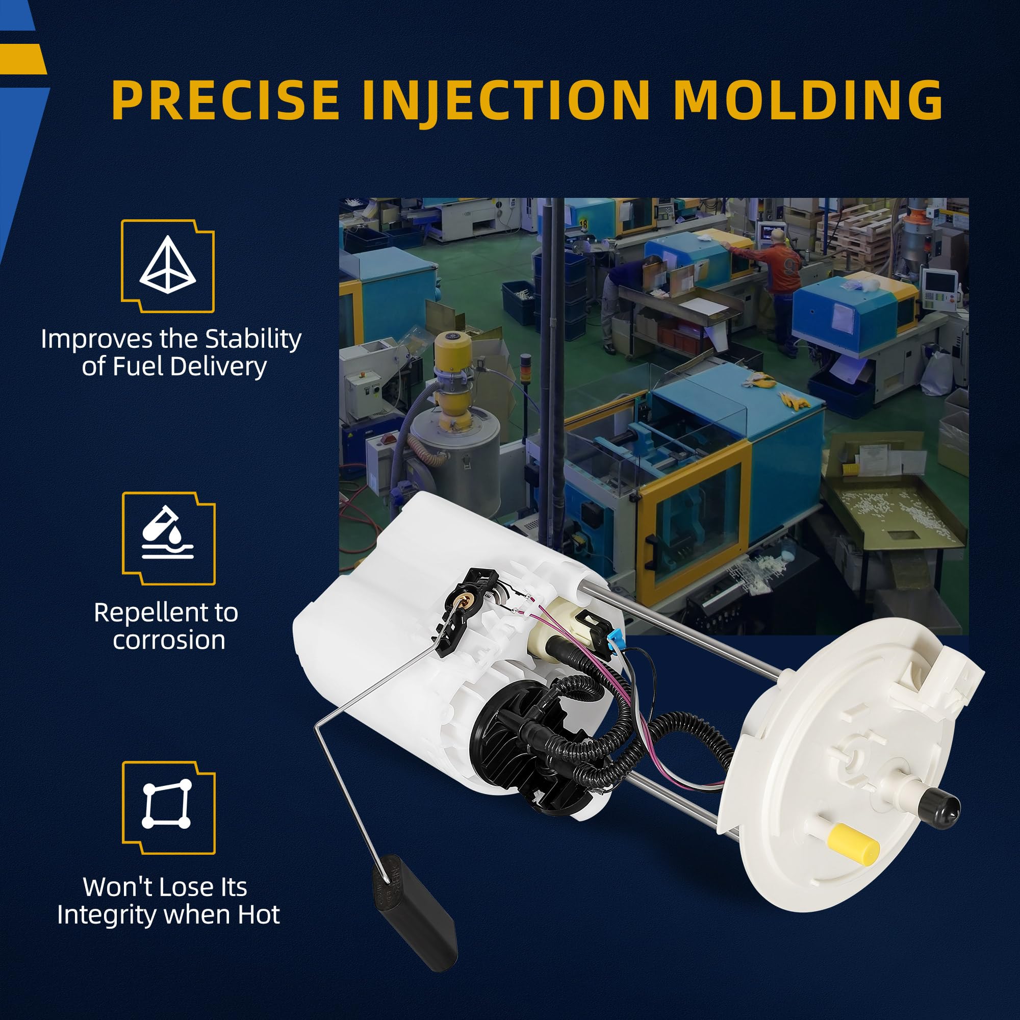 Dwvo Fuel Pump Assembly Compatible With 2009 2010 2011 2012 2013 2014 Ford F-150 F150 3.7L 4.6L 5.0L 5.4L