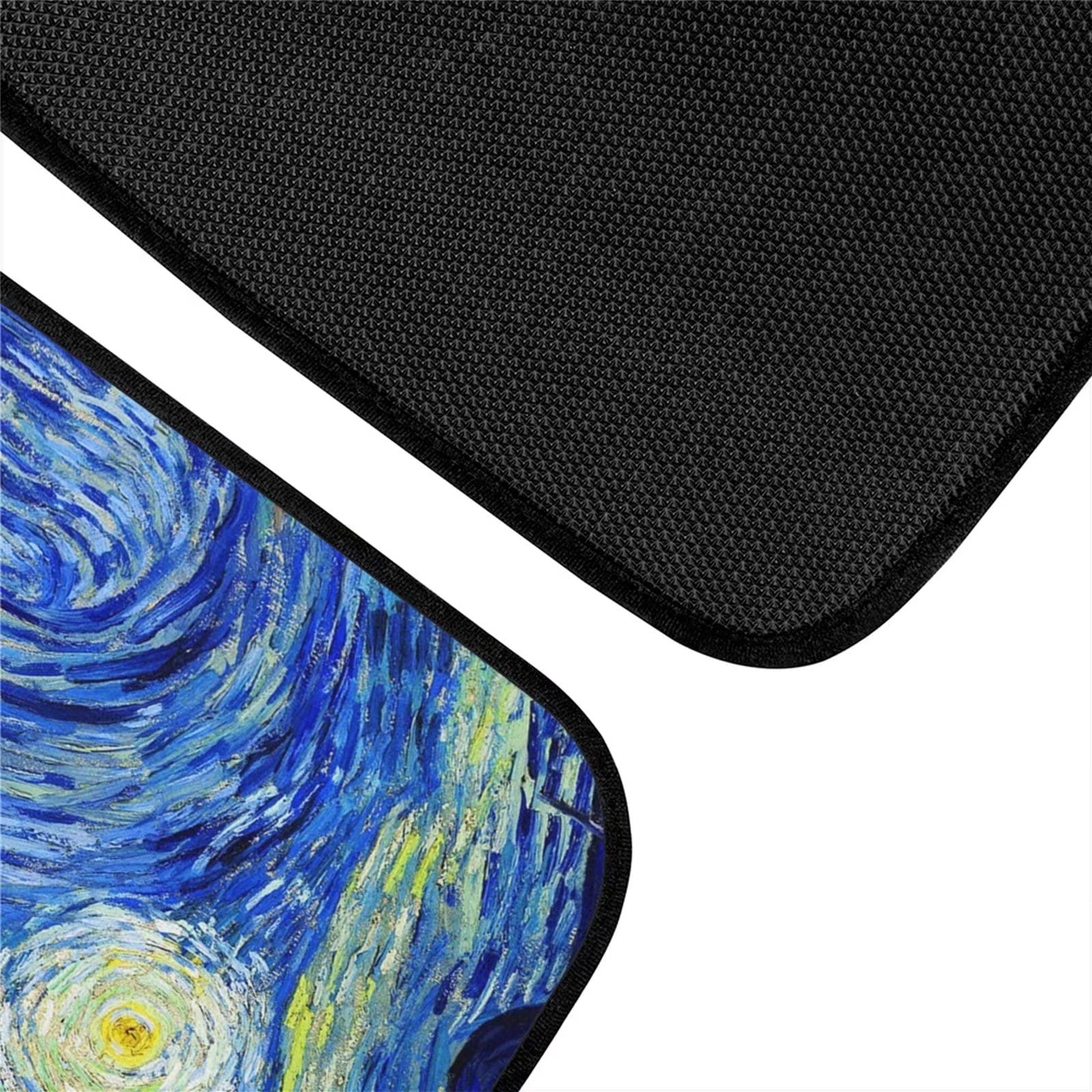 Suhoaziia Starry Night Car Floor Mats Carpet for Sedan SUV Truck, Front & Rear Seat Rug 4pcs, All Weather Liners Protection for