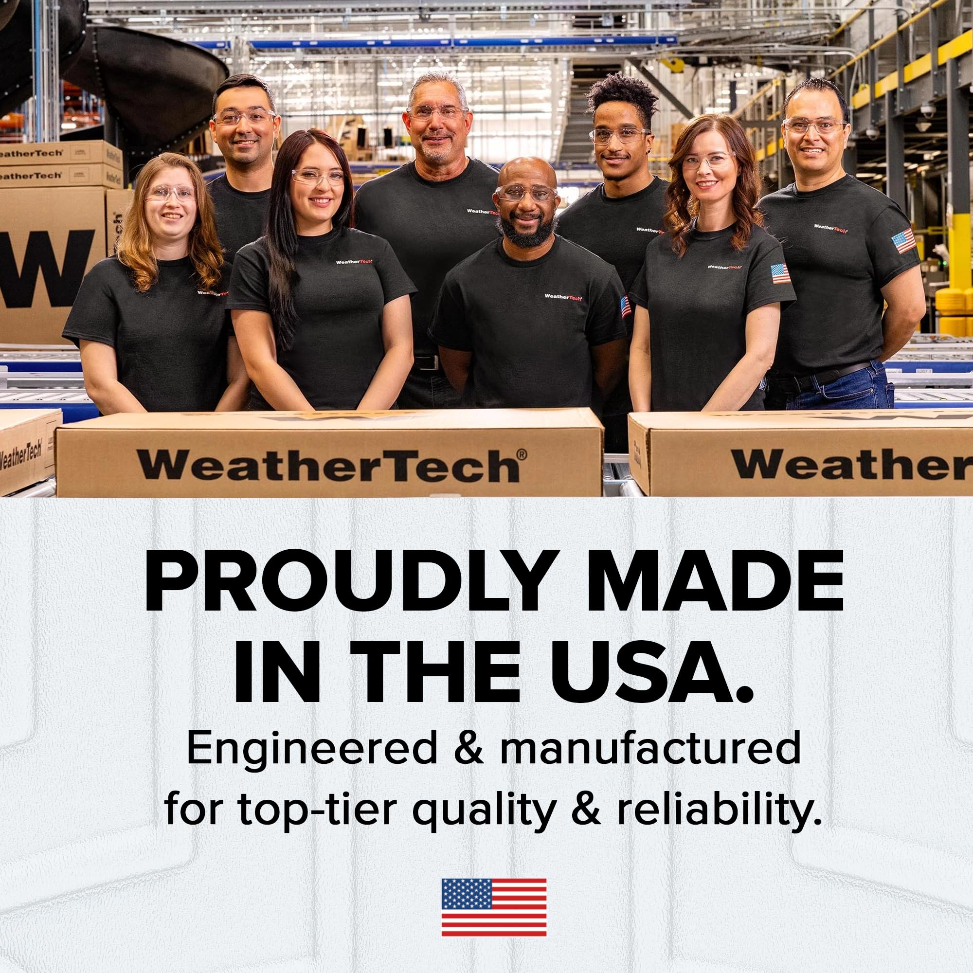 Weathertech Custom Fit Floorliners For Traverse, Acadia, Acadia Limited, Enclave - Full Set (442511-449423), Black