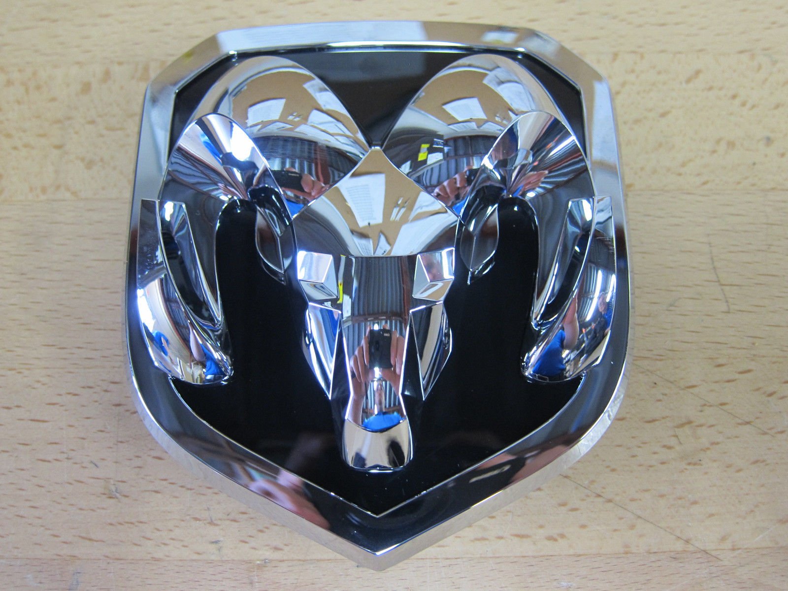 2013-2016 Dodge Ram Chrome Ram Head Grille Emblem Medallion Mopar Oem