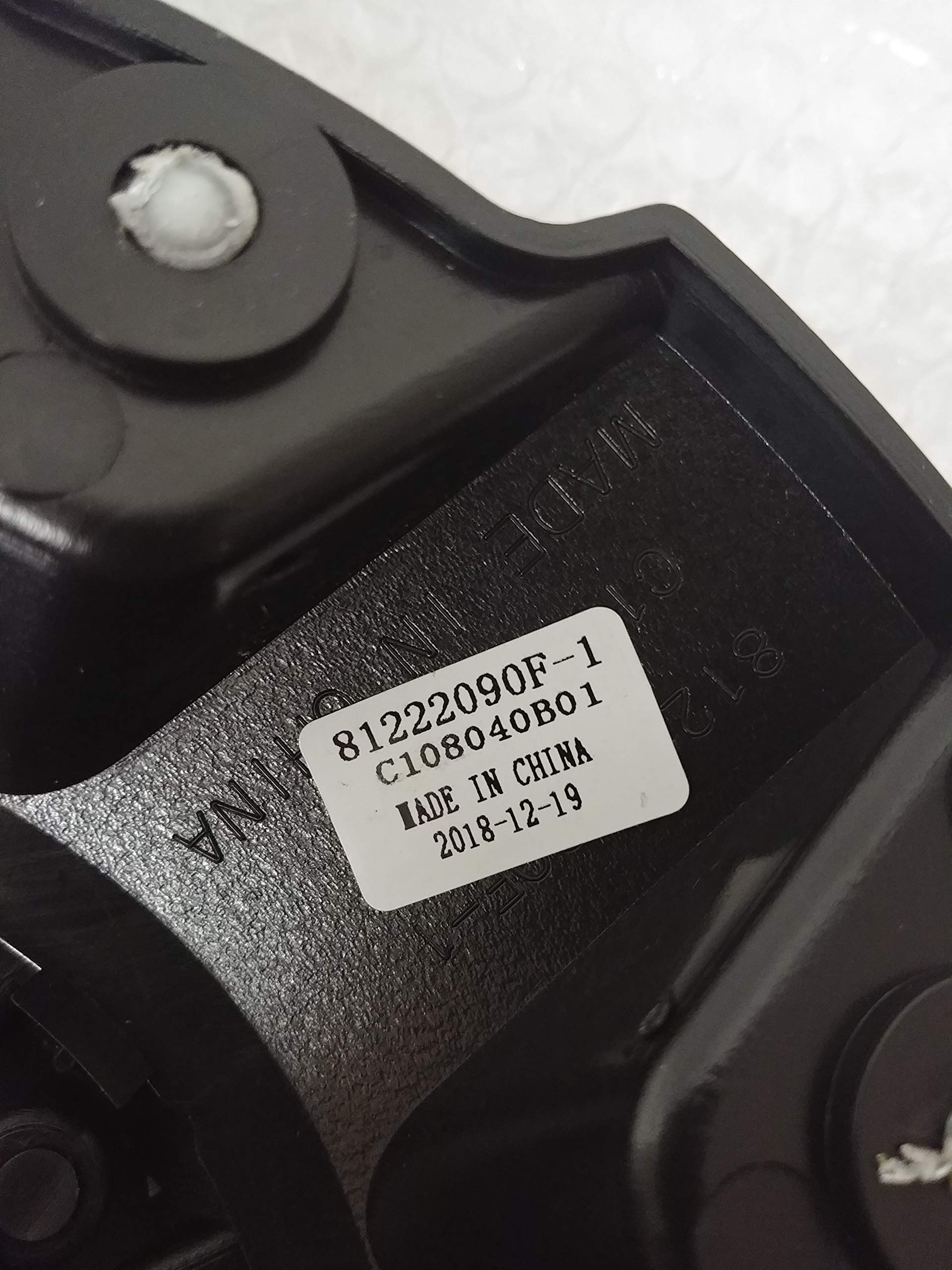 Mayhem Wheels Black Center Cap With 2 Mounting Screws Bolt C108040B01 81222090F-1