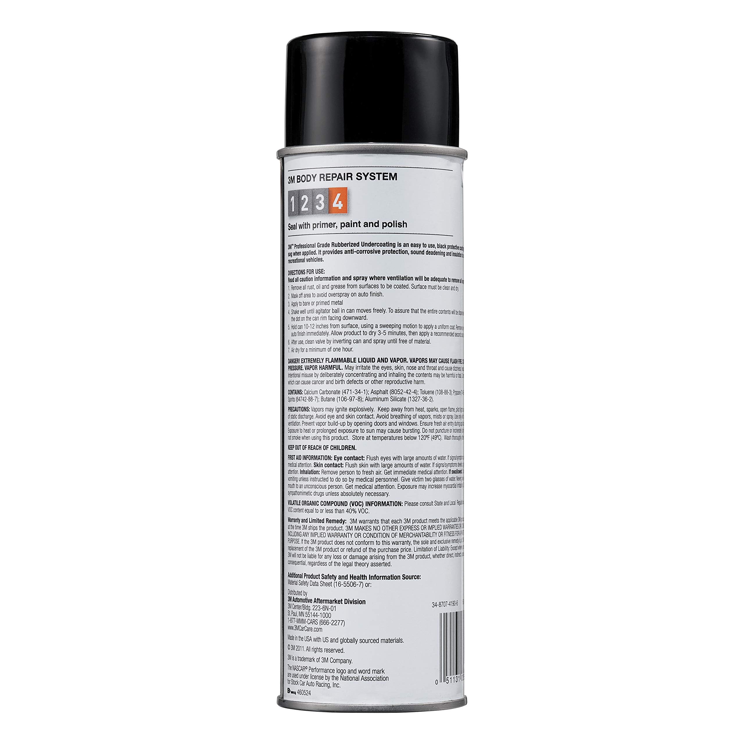 3M - 03584-6Pk Professional Grade Rubberized Undercoating, 03584, 16 Oz