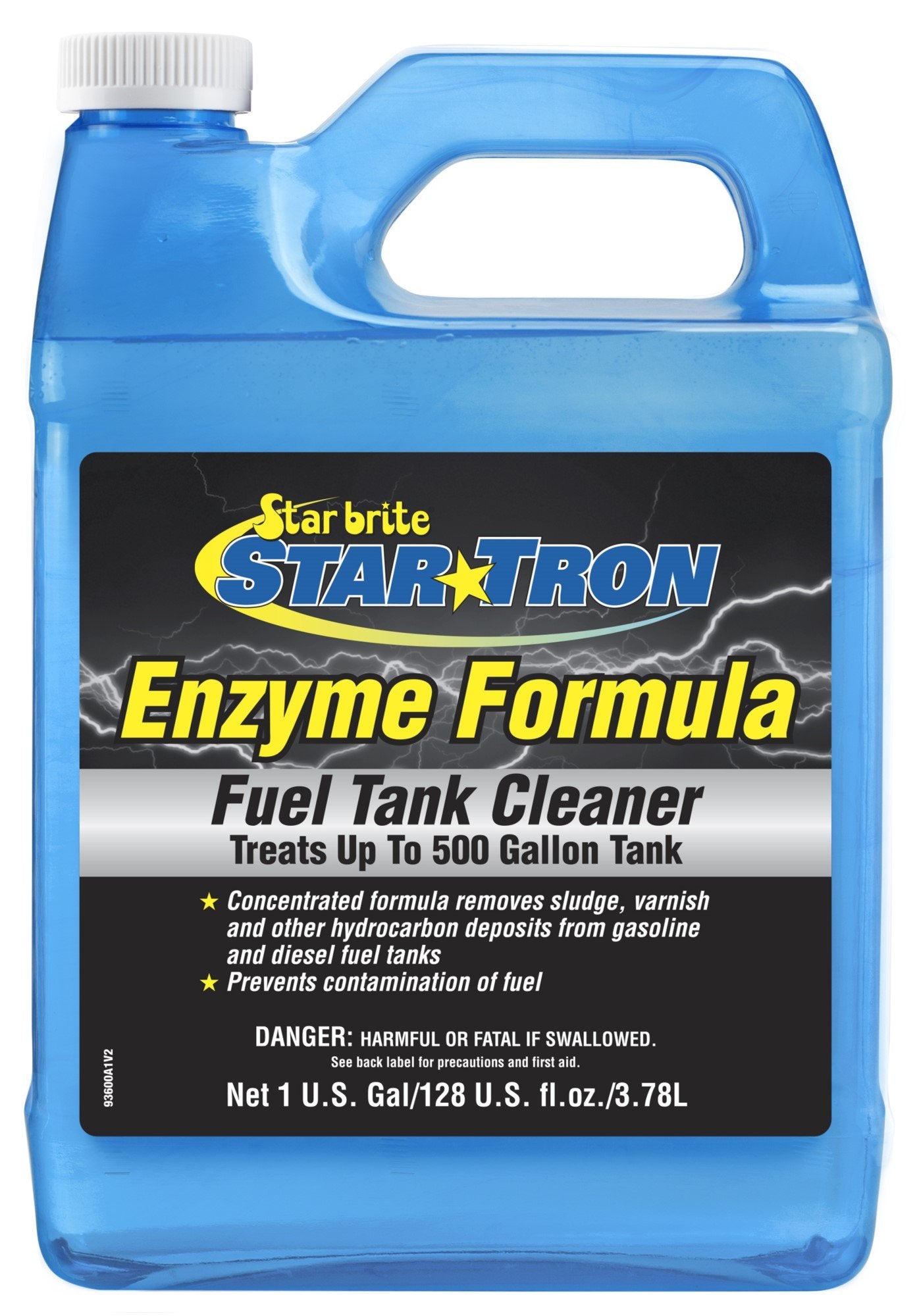 STAR BRITE Star Tron Fuel Tank Cleaner - Remove Sludge, Varnish & Other Deposits - Rejuvenate Old, Stale Fuel - Concentrated For