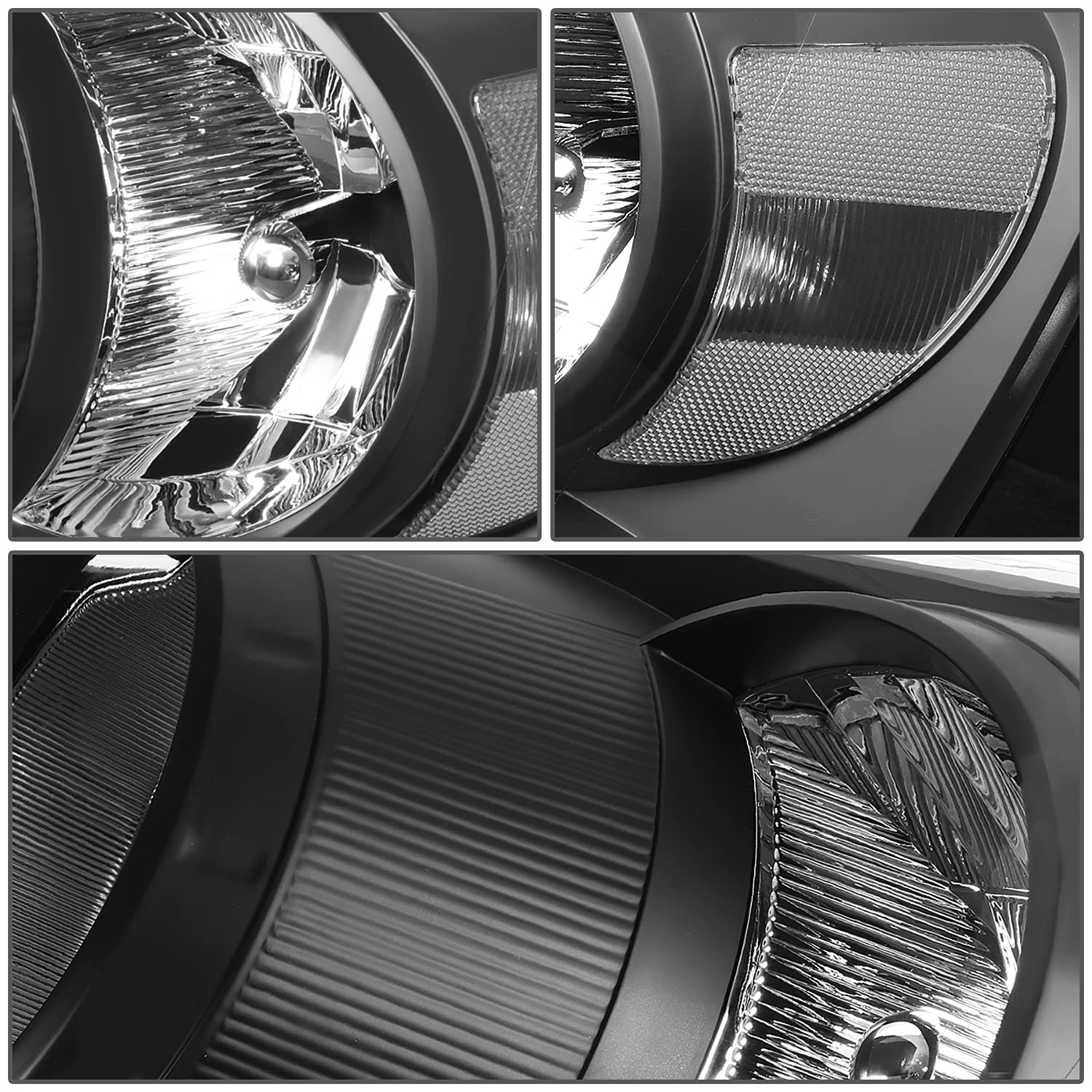 Auto Dynasty Factory Style Headlights Assembly Head Lamps Compatible With Dodge Ram 1500 2500 3500 06-09, Driver And Passenger S