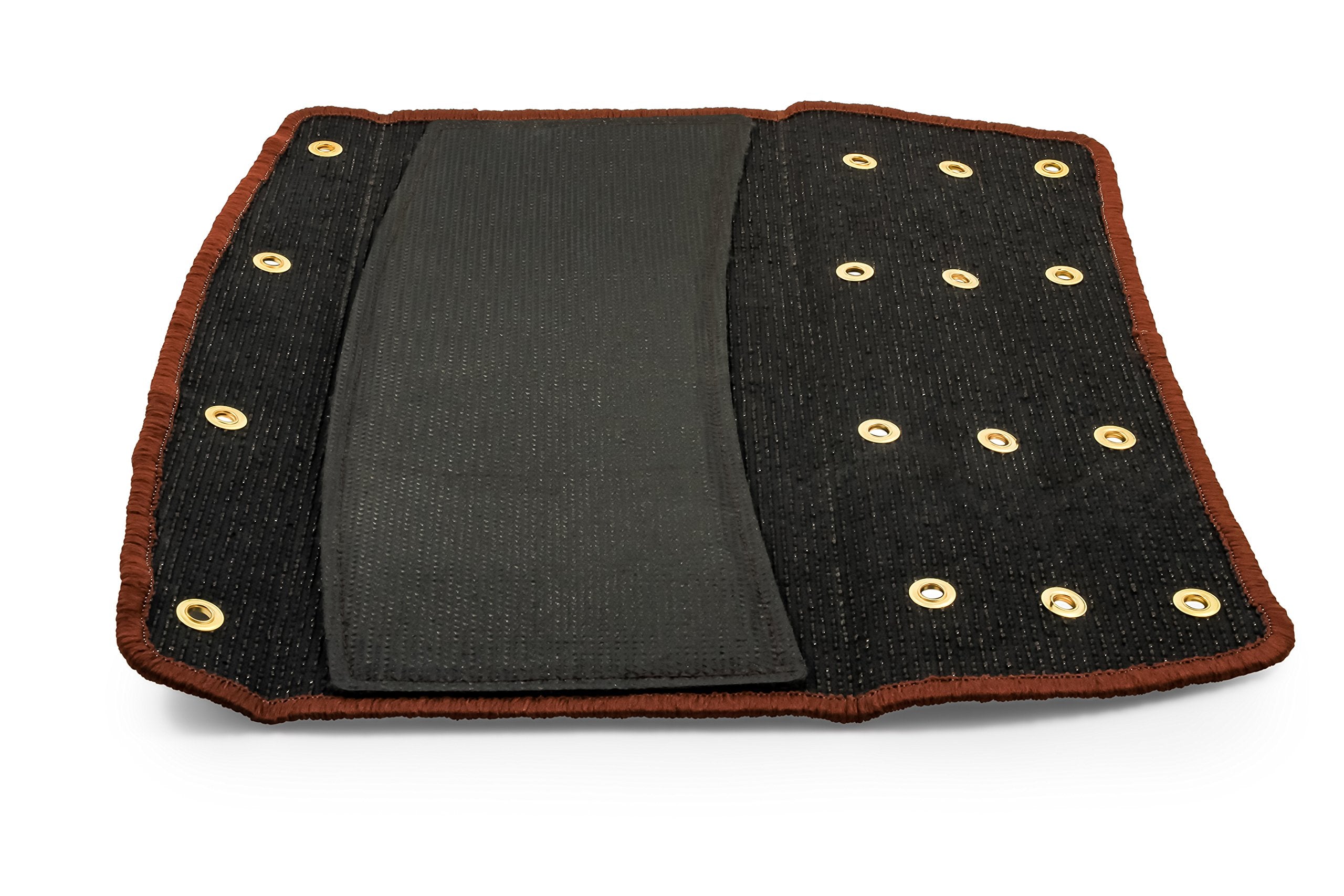 Camco 42949 Rv Step Rug (Premium Radius Wrap Around Step Rug, Turf Material (22 Wide) - Brown)