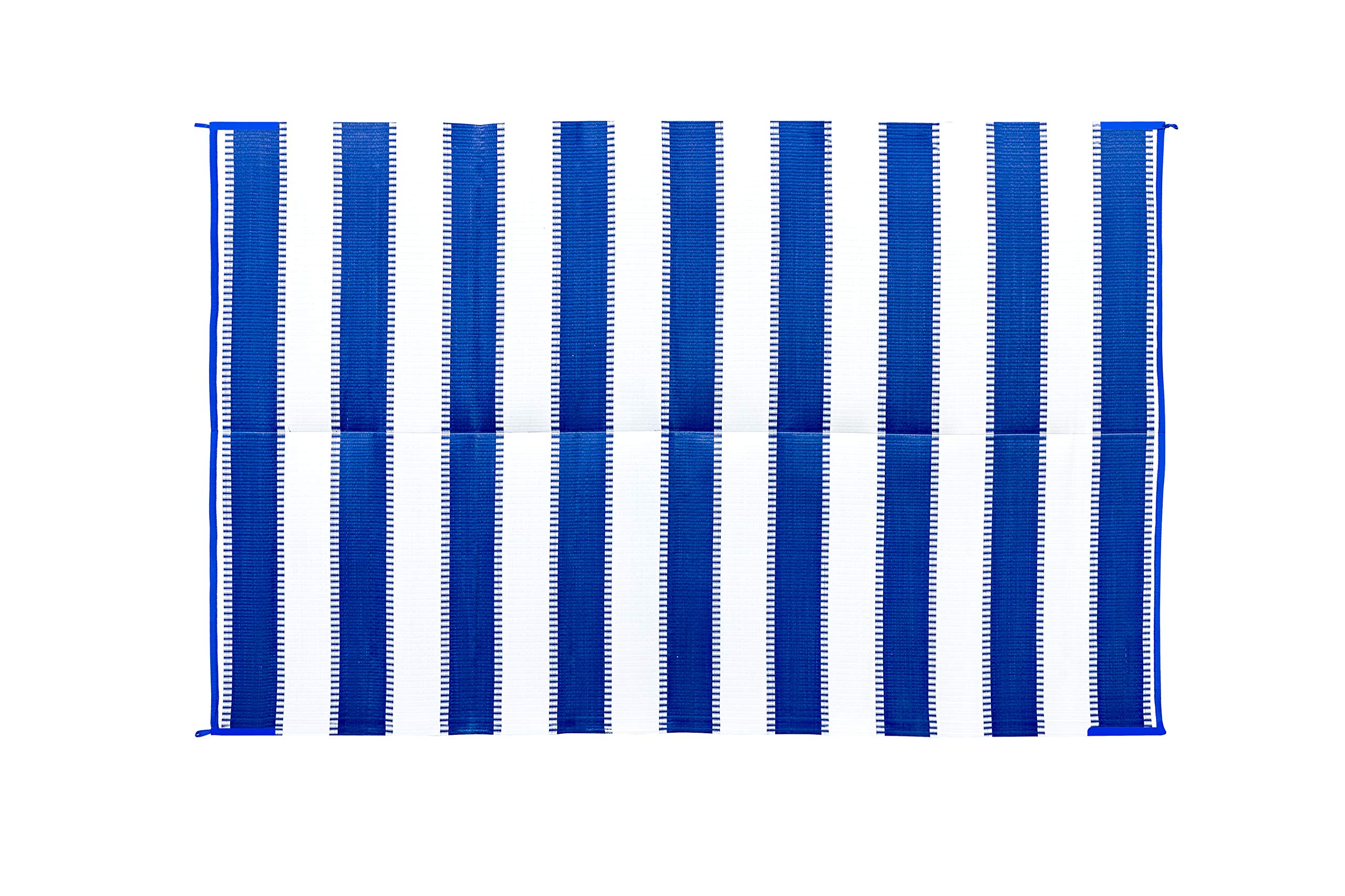 Camco 42871 Awning Leisure Mat-Blue Stripe 6 X 9