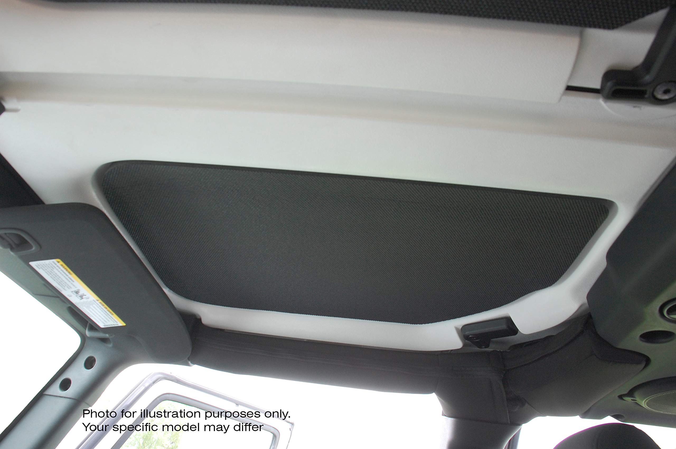 Design Engineering Boom Mat Headliner, Black Polyurethane, Compatible with 4-Door Jeep Wrangler JL (2018-up), Model 50168