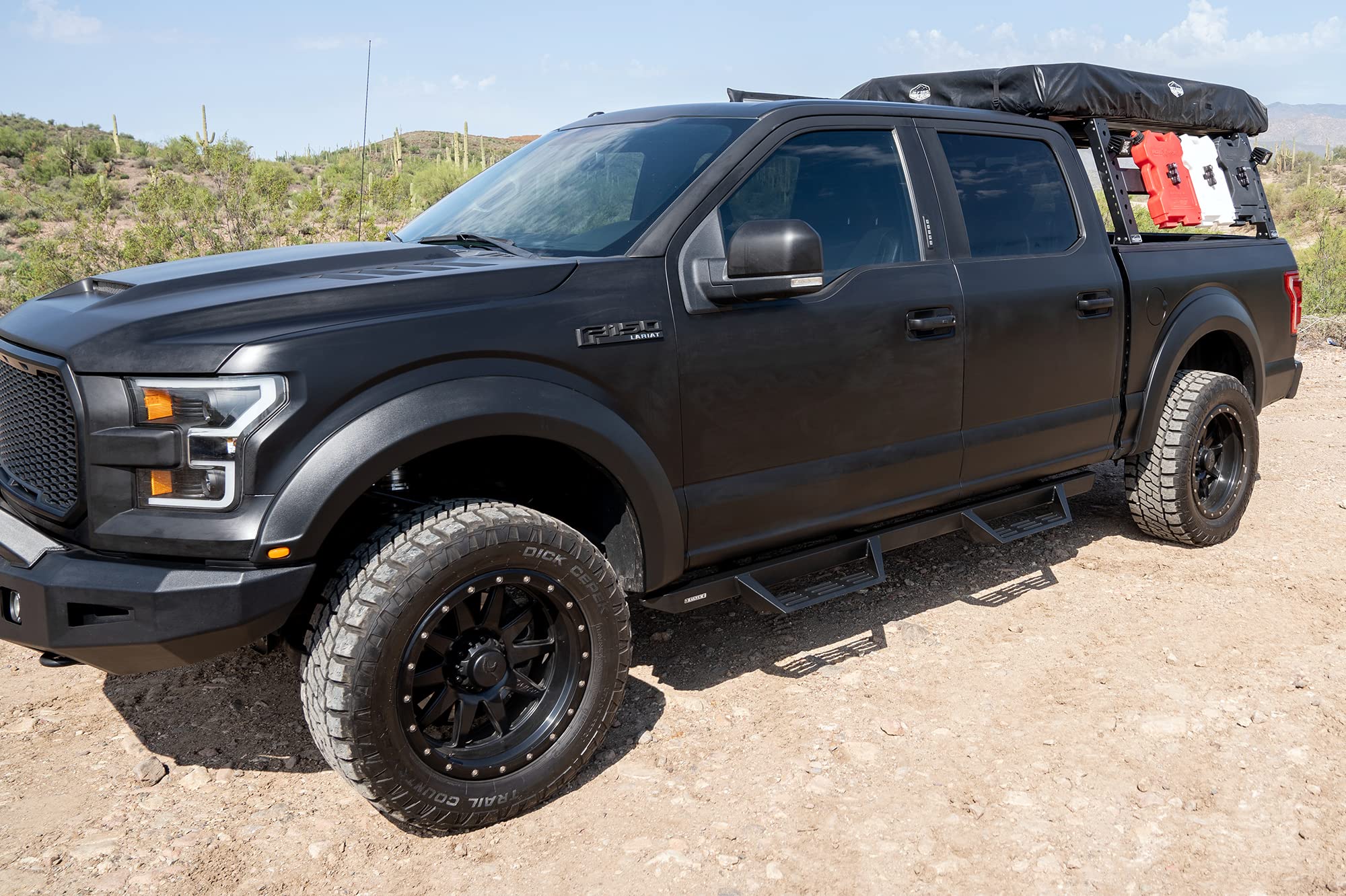 Magnum Rt Gen 2 Drop Steps Running Boards Black For 2019-2025 Ford Ranger Crew Cab