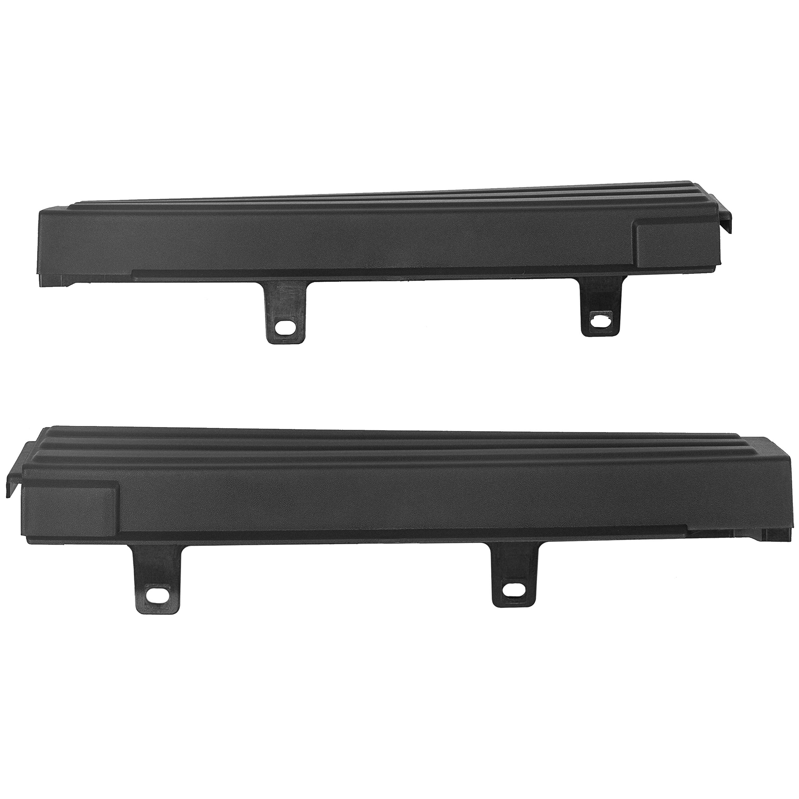ECOTRIC Flex Step Side Tailgate Molding Covers Compatible with 2009-2014 Ford F150 Replacement for 9L3Z-9941018-AA & 9L3Z-9941019-AA End Cap Trim 2PCS Right & Left Black
