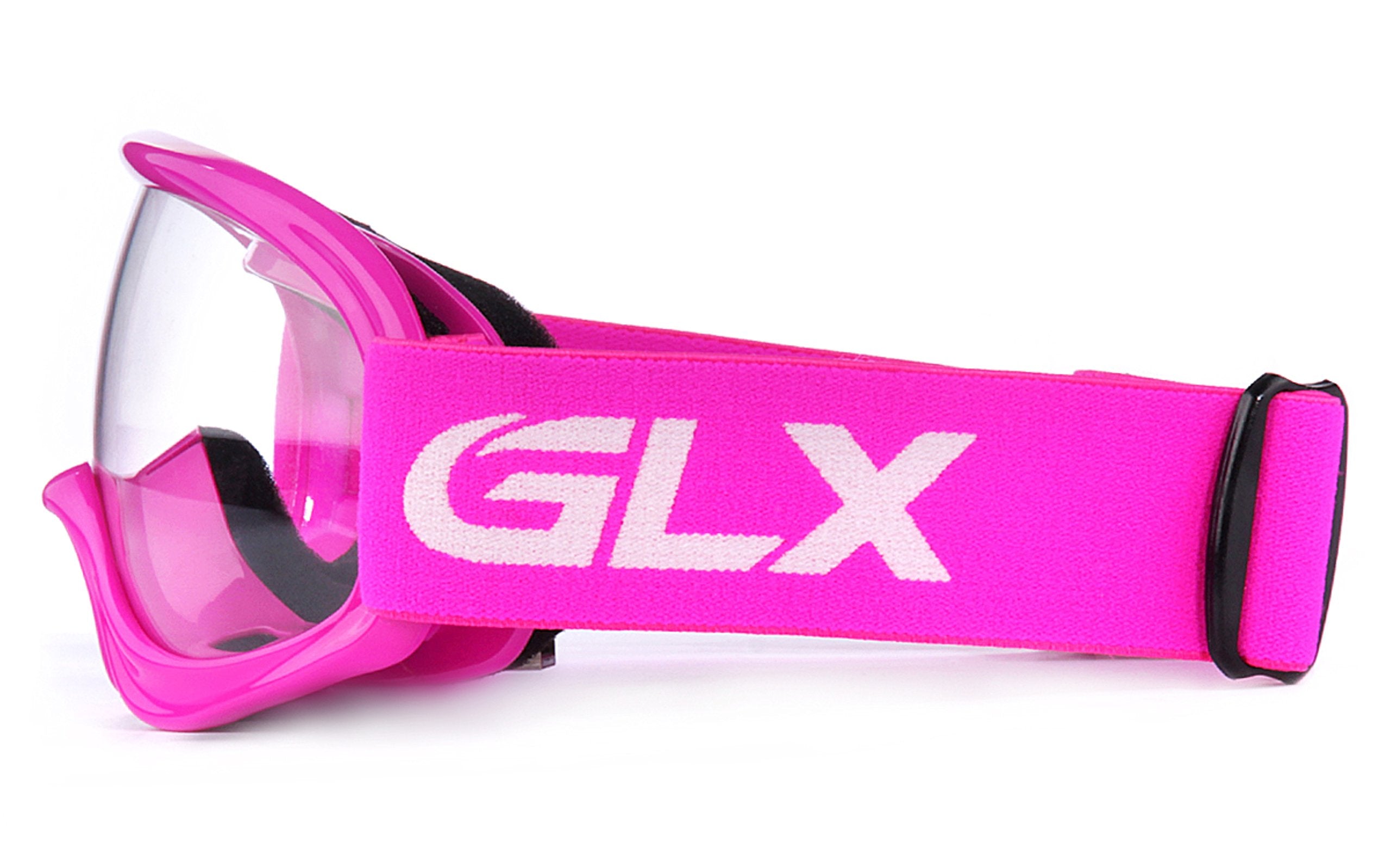 GLX YH15 Anti-Fog Impact-Resistant Kids Youth ATV Off-Road Dirt Bike Motocross Goggles for Boys & Girls (Pink, one_Size)