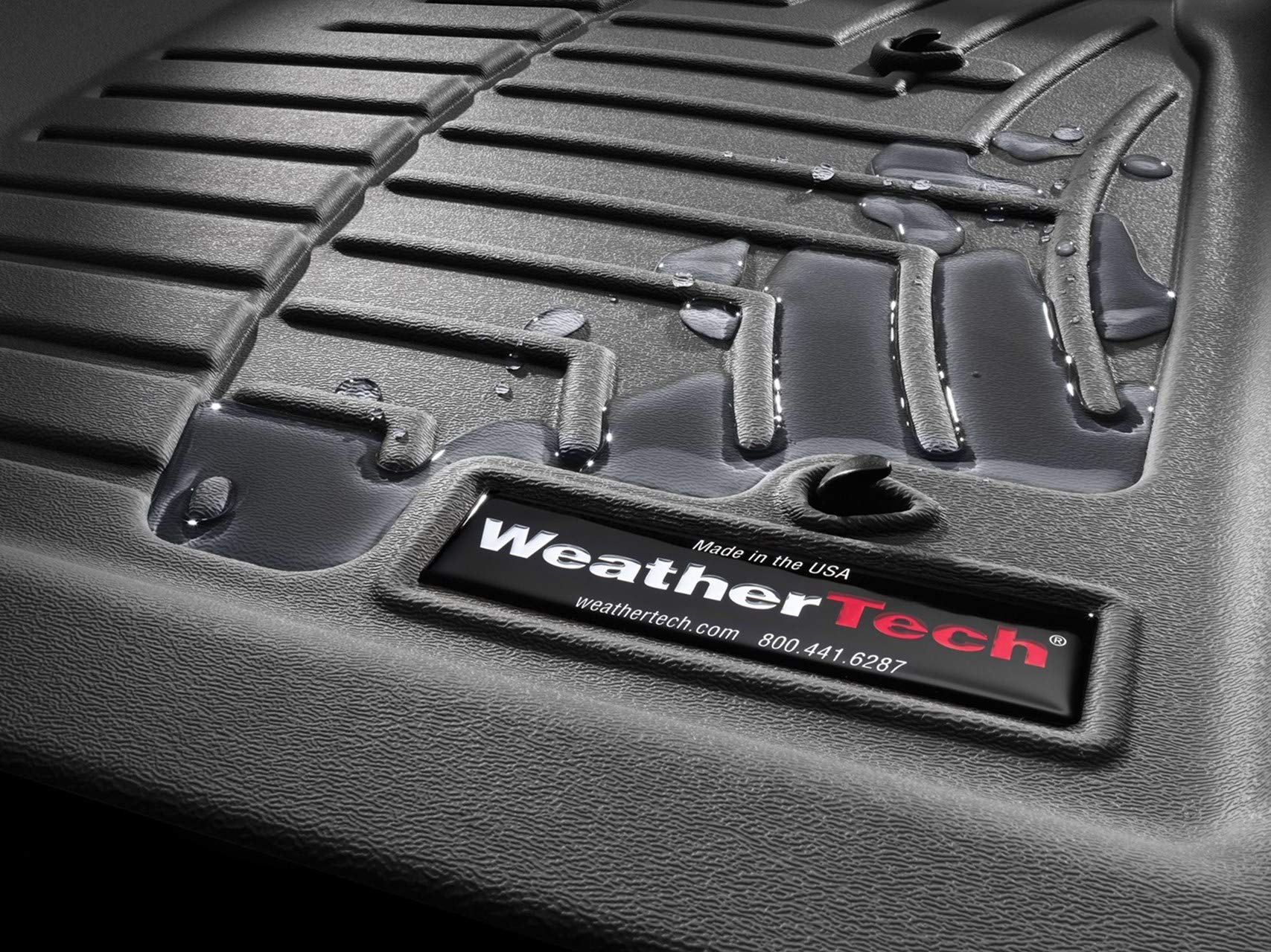 Weathertech Custom Fit Floorliners For Honda Civic, Civic Si - 1St Row (443631), Black