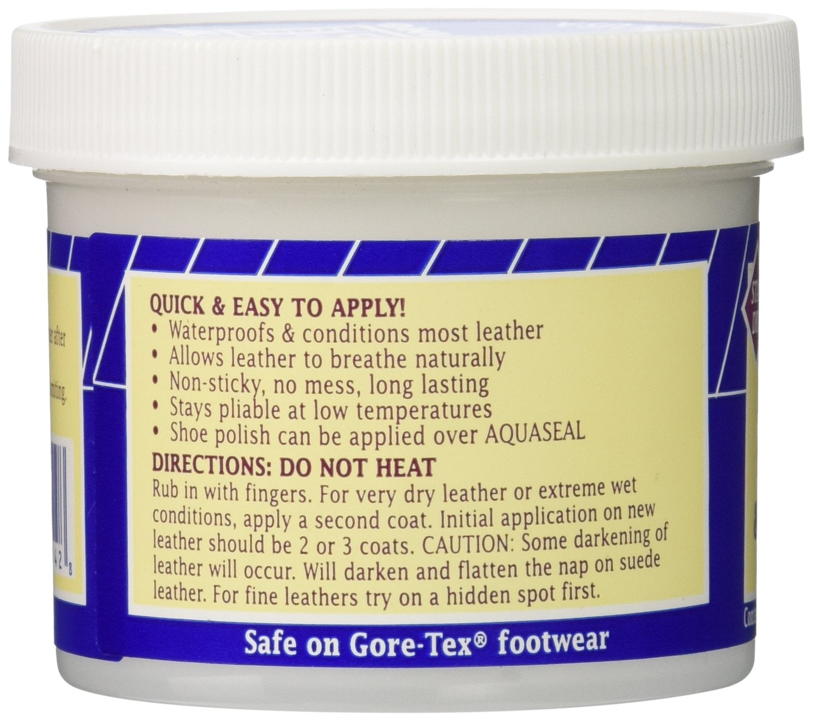 Aquaseal Leather Waterproof Cream, 4-Ounce