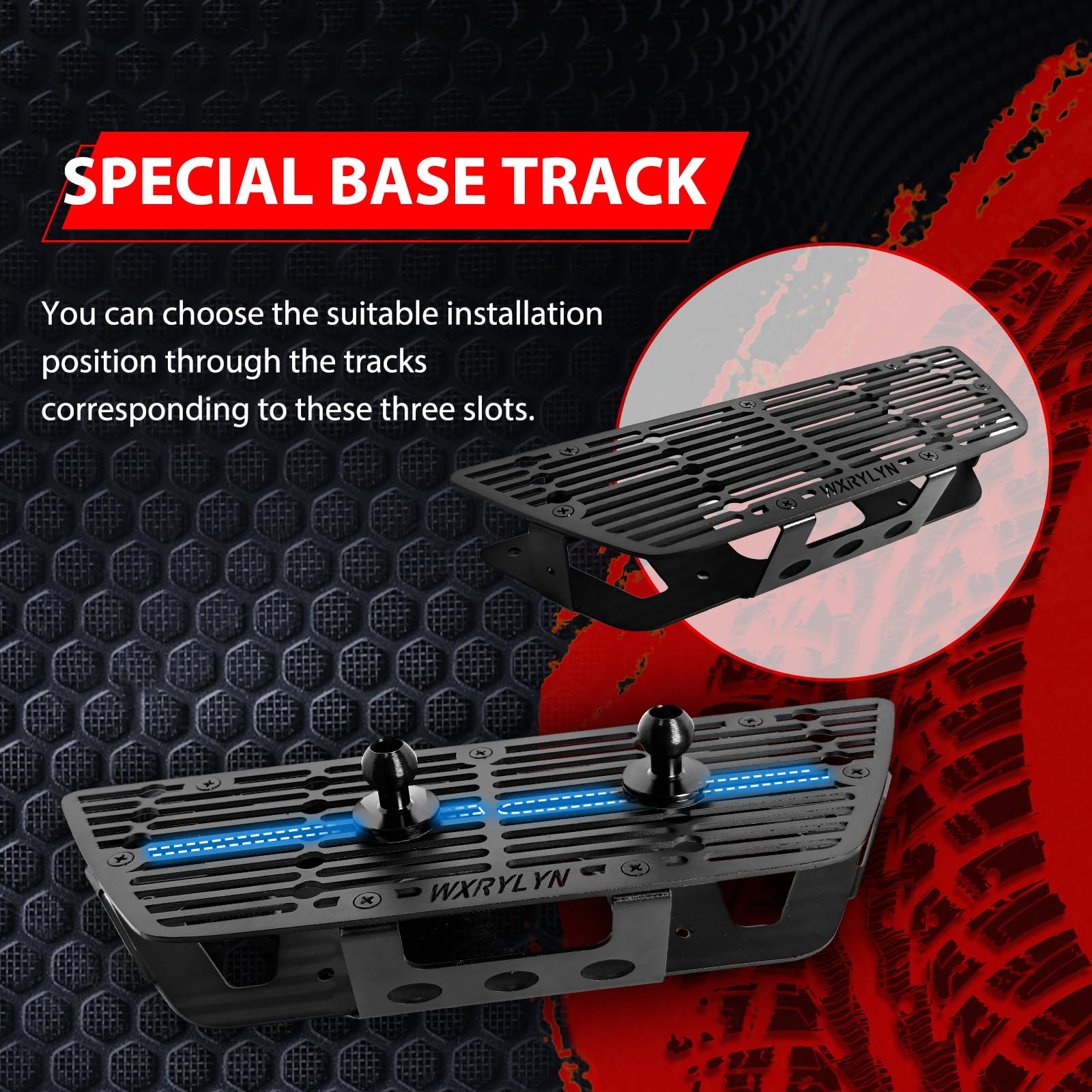 WXRYLYN 2024 2025 Silverado Sierra Metal Dash Platform Phone Mount 2019-2024 2025 Silverado & 2019-2021 Sierra Cell Phone Holder