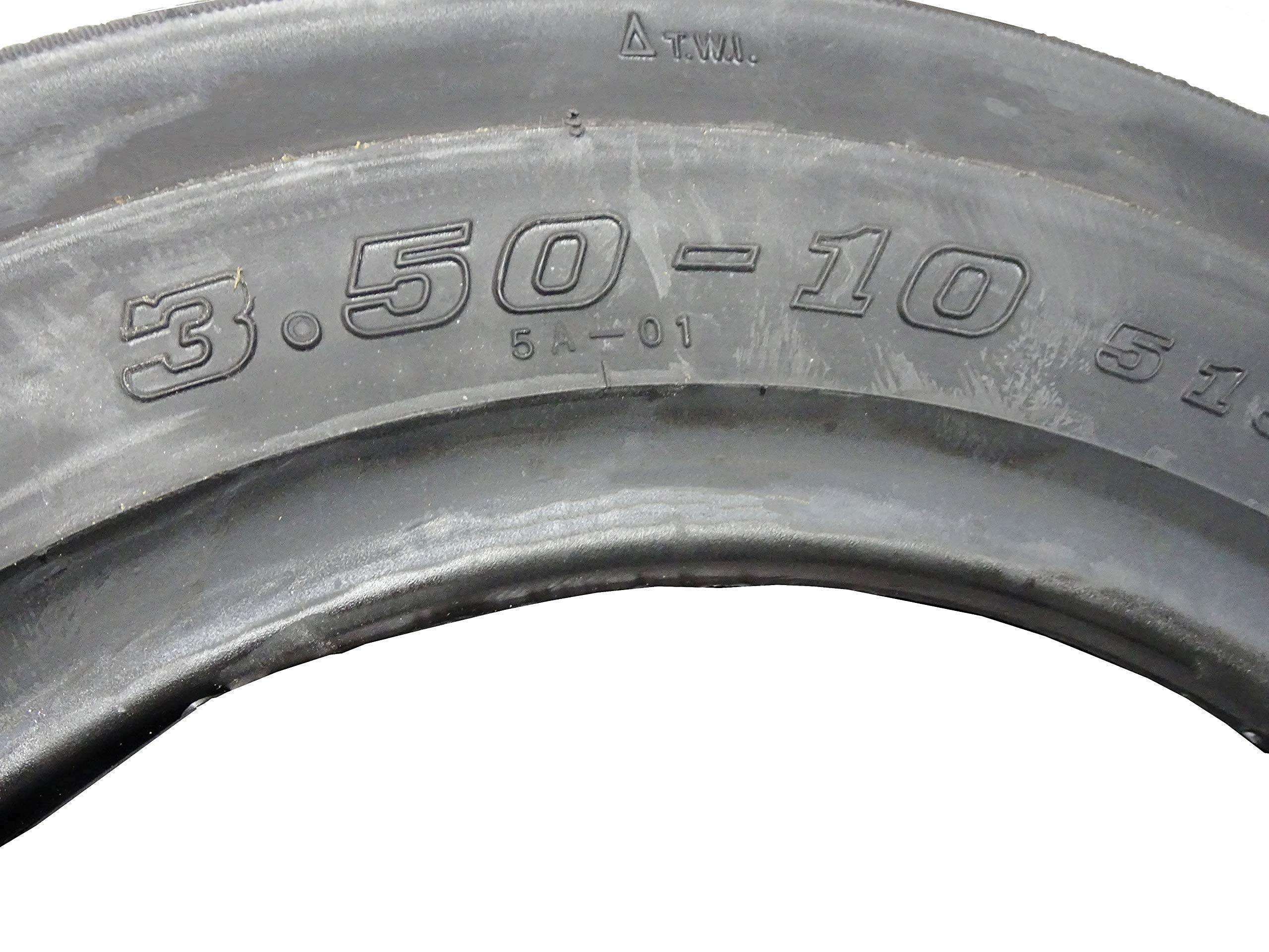 5A Tokyo 5A01 3.50-10 Scooter Tubeless Tire| Front Rear Motorcycle Moped 10' Rim|Fit On 10 Inches & 50Cc Scooters|Packaged With Box