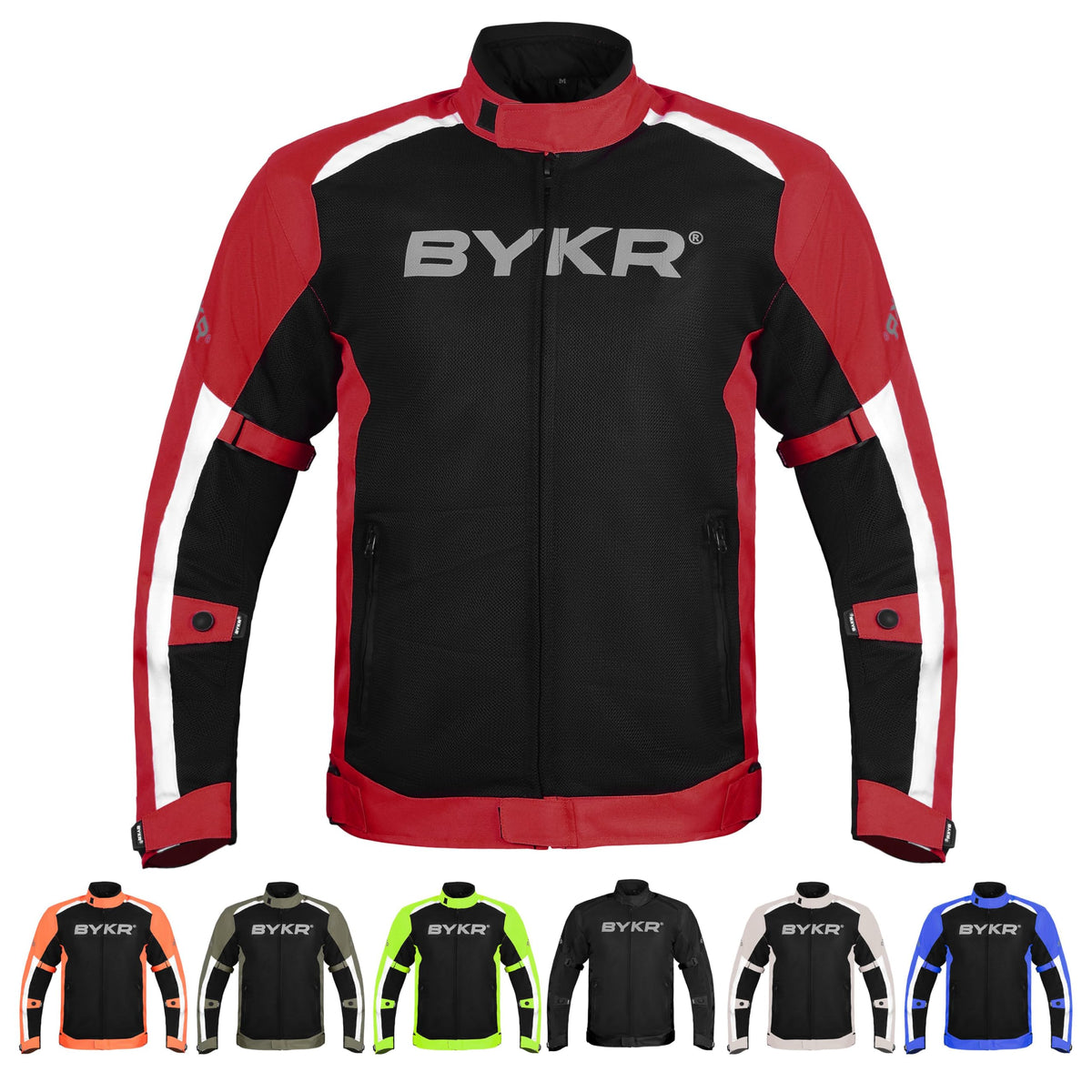 Mesh Motorcycle Jacket For Men Dual Sports Adventure Breathable Air Racing Bikers Riding Powersports Protective Motorbike Jacket