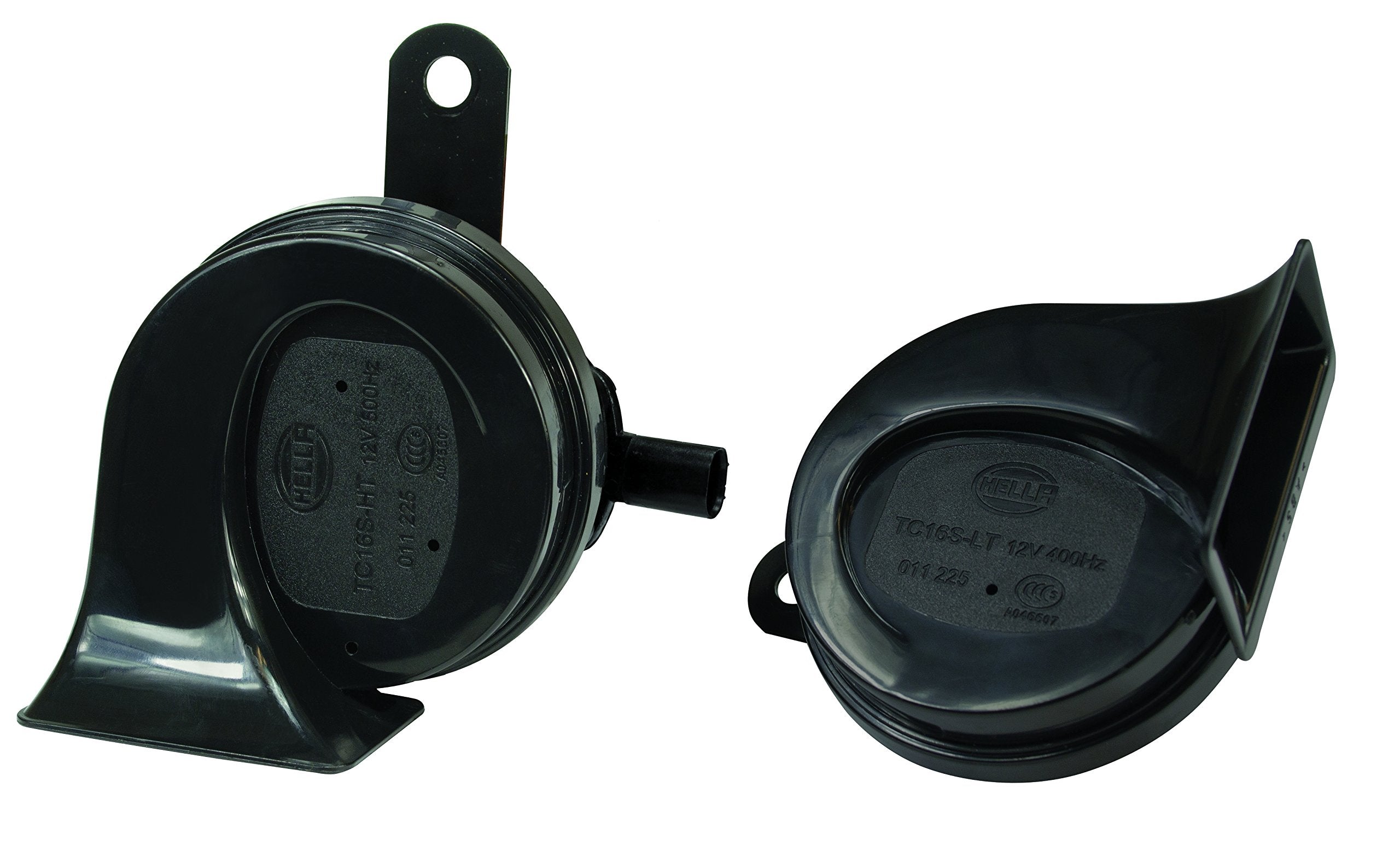 Hella 012010881 Black 12V Bx Trumpet Horn Kit (Bmw)