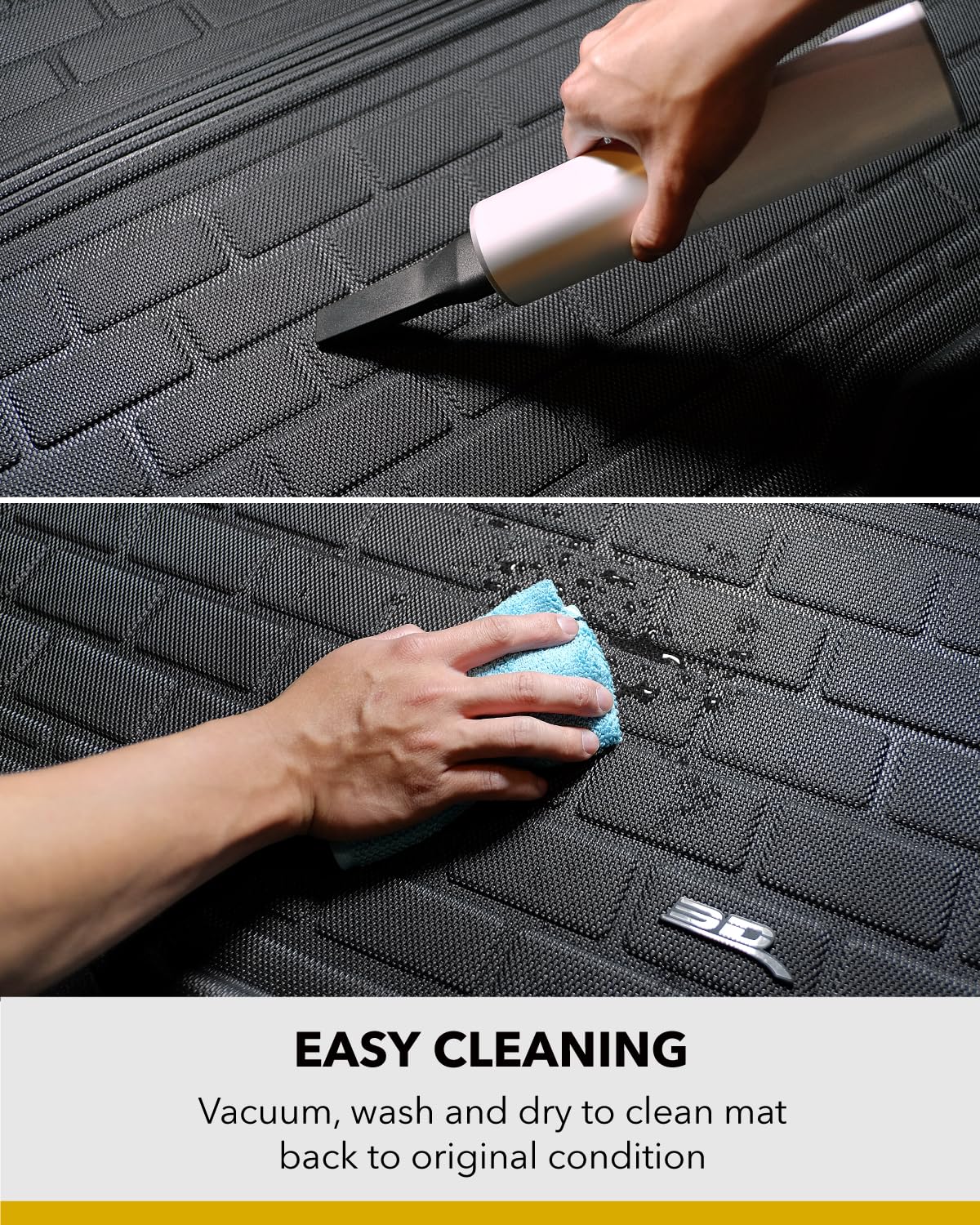 3D Maxpider Audi A3 / S3 Sedan 2015-2020 Kagu Black Stowable Cargo Liner