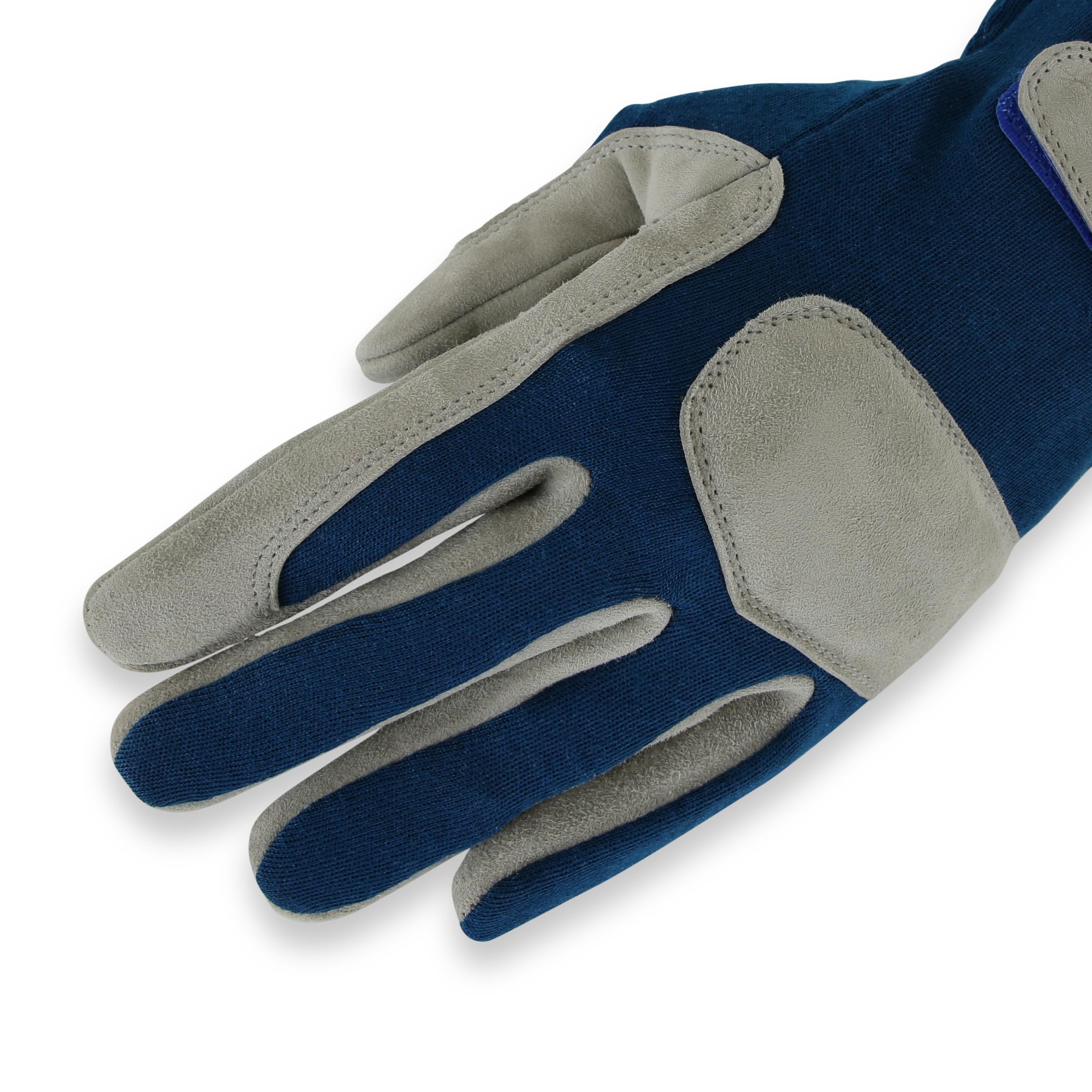 RaceQuip 351022RQP 351 Series Driving Gloves - SFI 3.3/1 - Blue/Gray - Small