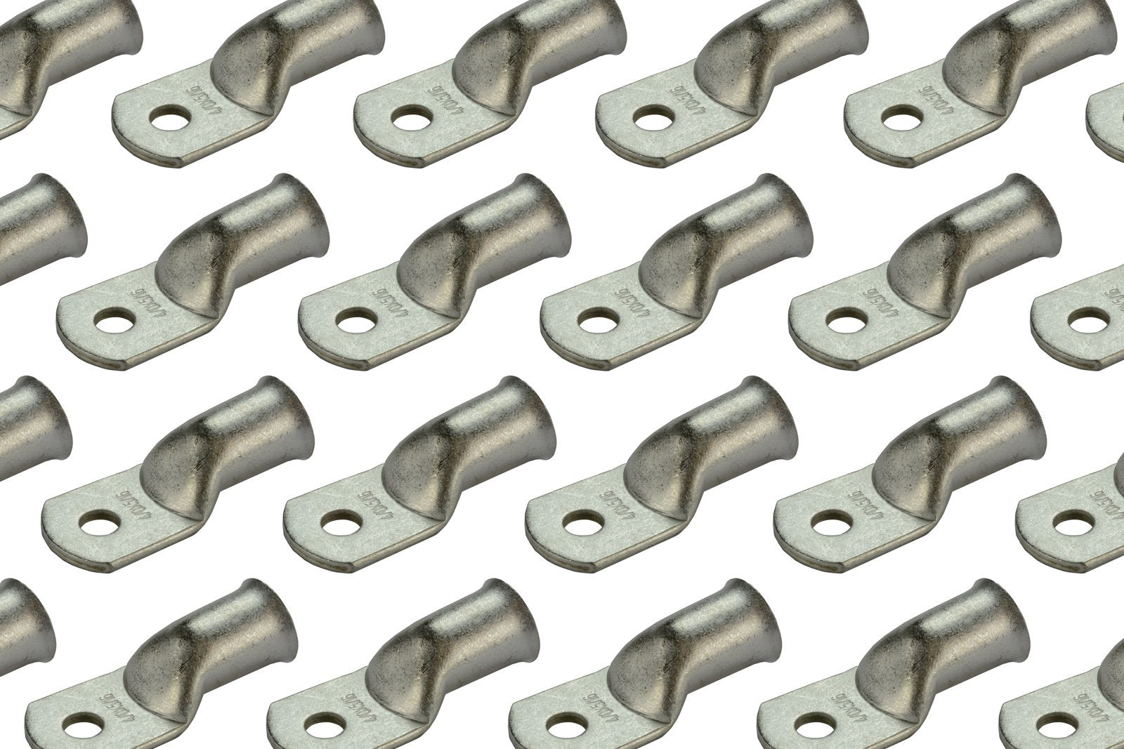 Temco 100 Pack Tinned Copper Welding Battery Cable Ends, Lugs Terminal 4/0 Awg 5/16'' Hole - Marine Grade (6 Awg To 1/0 Awg Opti